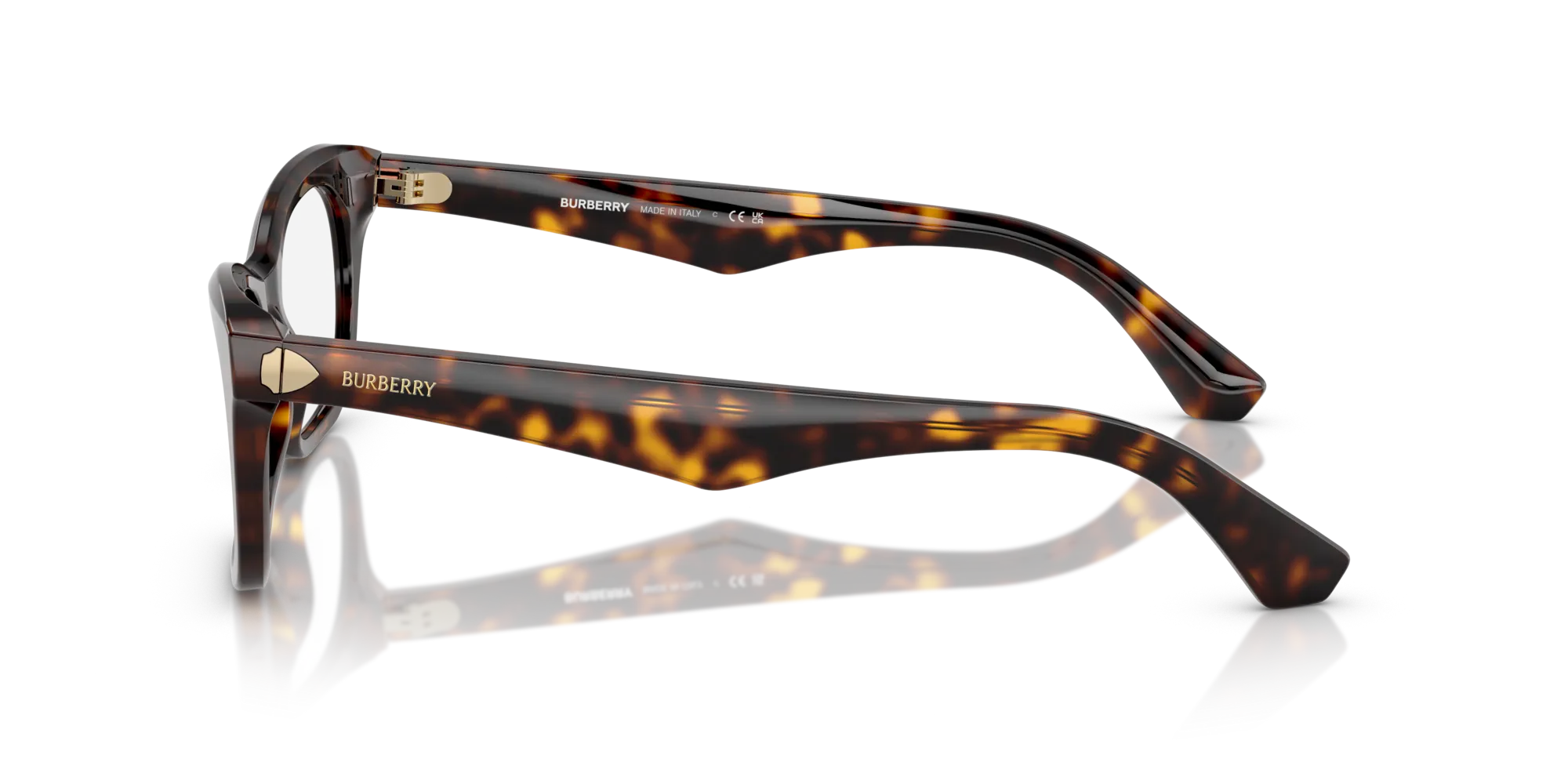 Burberry BE2422 3002 Montature da vista Acetato Marrone Squadrata Normale - immagine 4