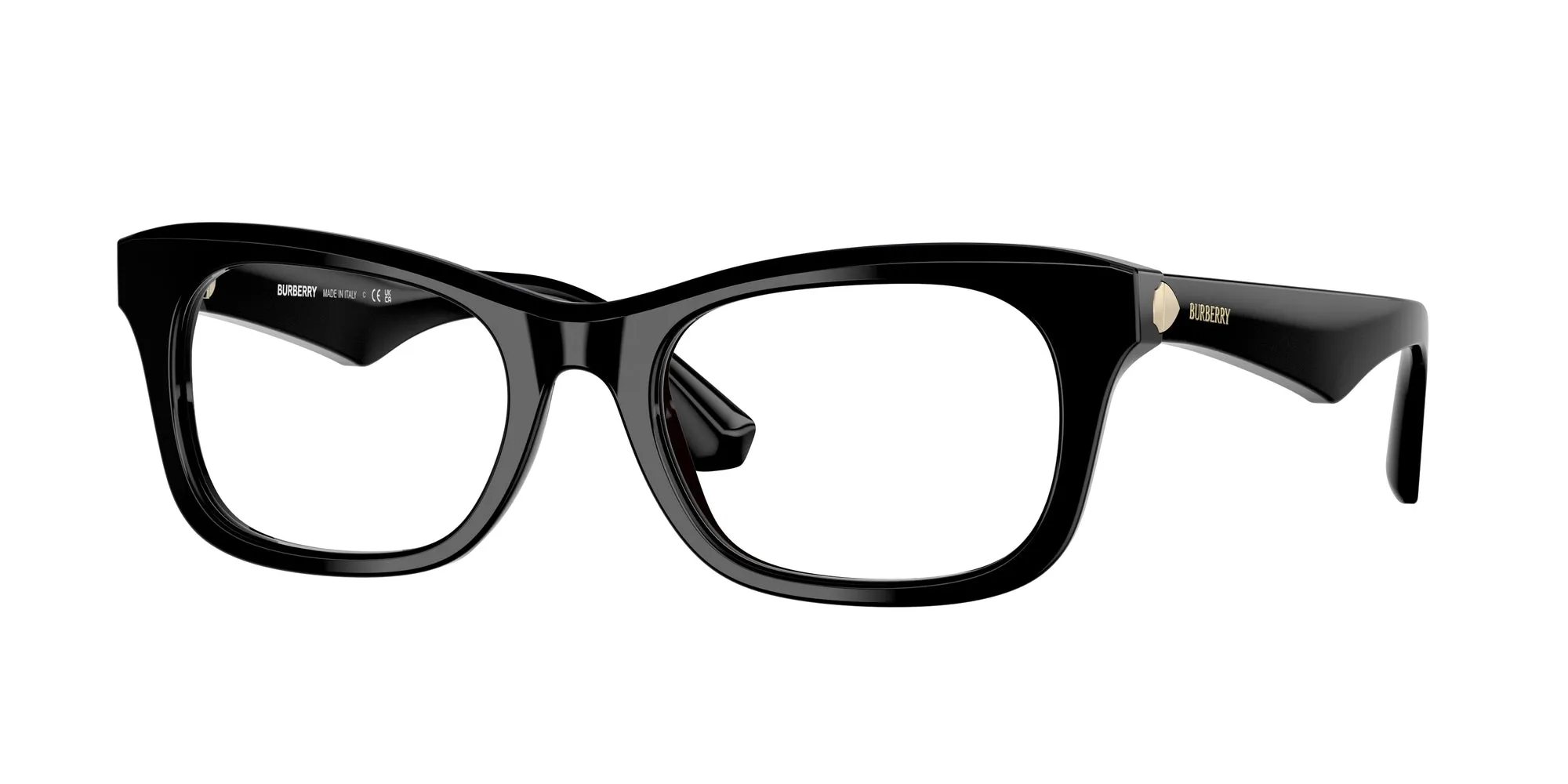 Burberry BE2422 3001 Montature da vista Acetato Nero Squadrata Normale - immagine 1