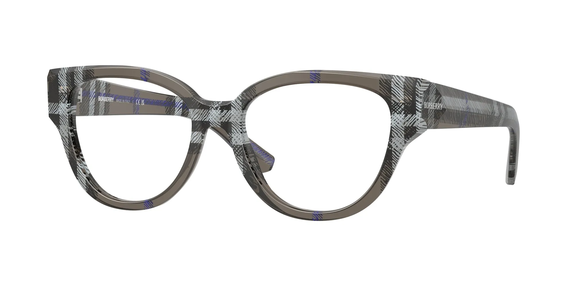 Burberry BE2421 4147 Montature da vista Acetato Grigio Pantos Normale - immagine 1