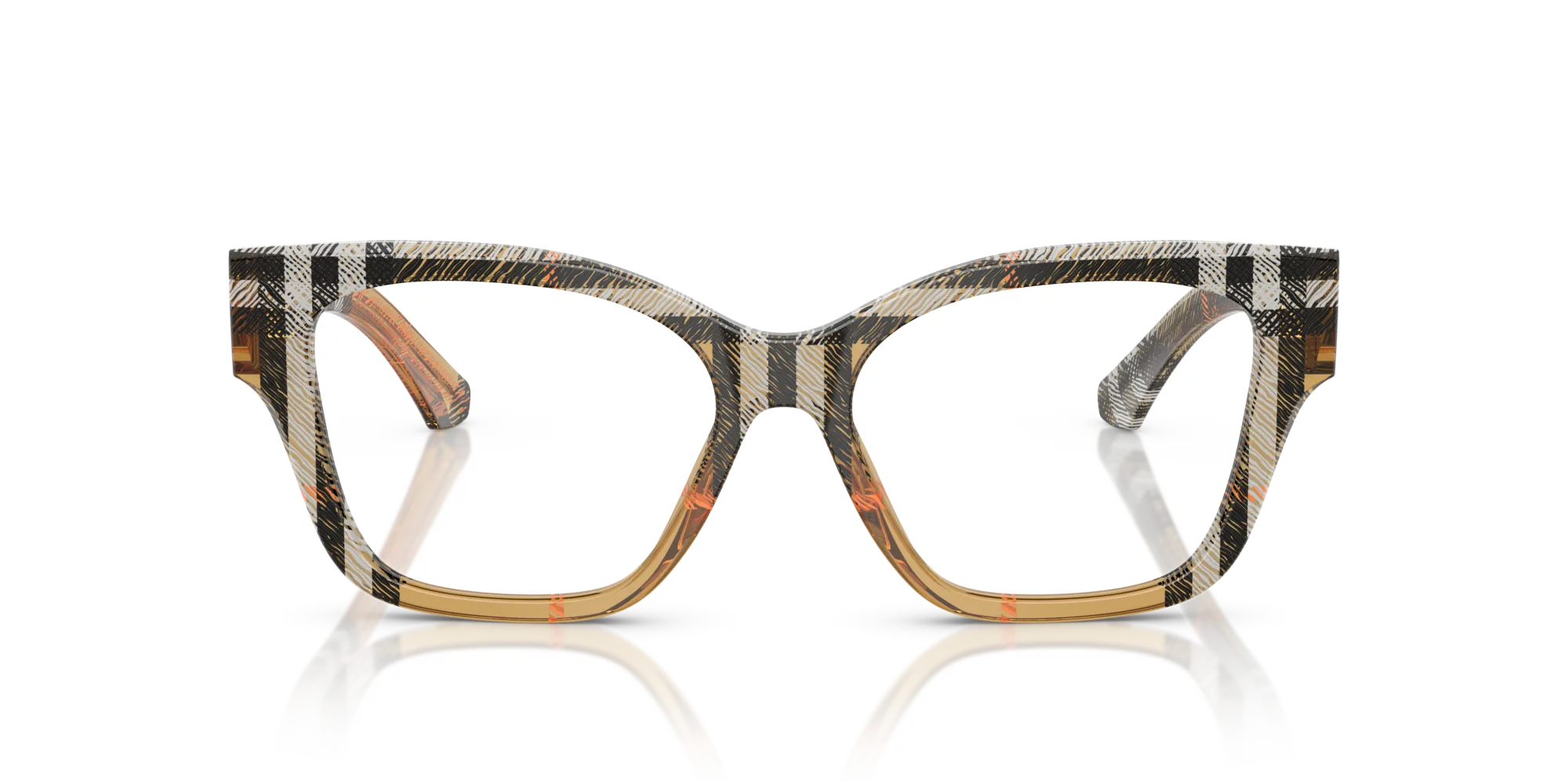 Burberry BE2420 4146 Montature da vista Acetato Marrone Cat Eye Normale - immagine 3