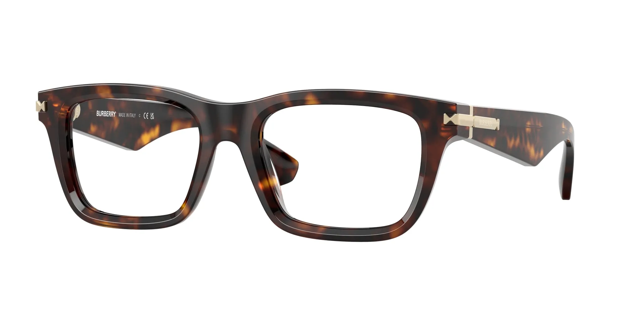 Burberry BE2419 3002 Montature da vista Acetato Marrone Squadrata Normale - immagine 1