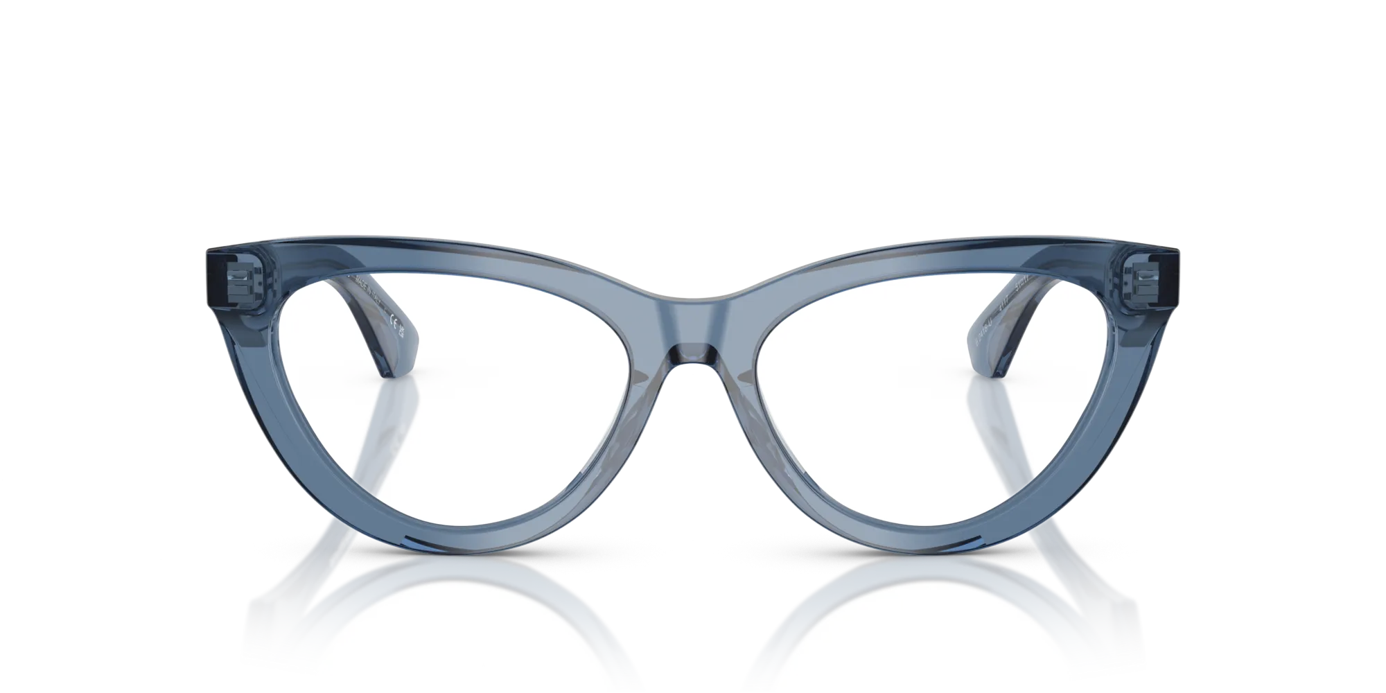 Burberry BE2418U 4117 Montature da vista Acetato Blu Cat Eye Normale - immagine 3