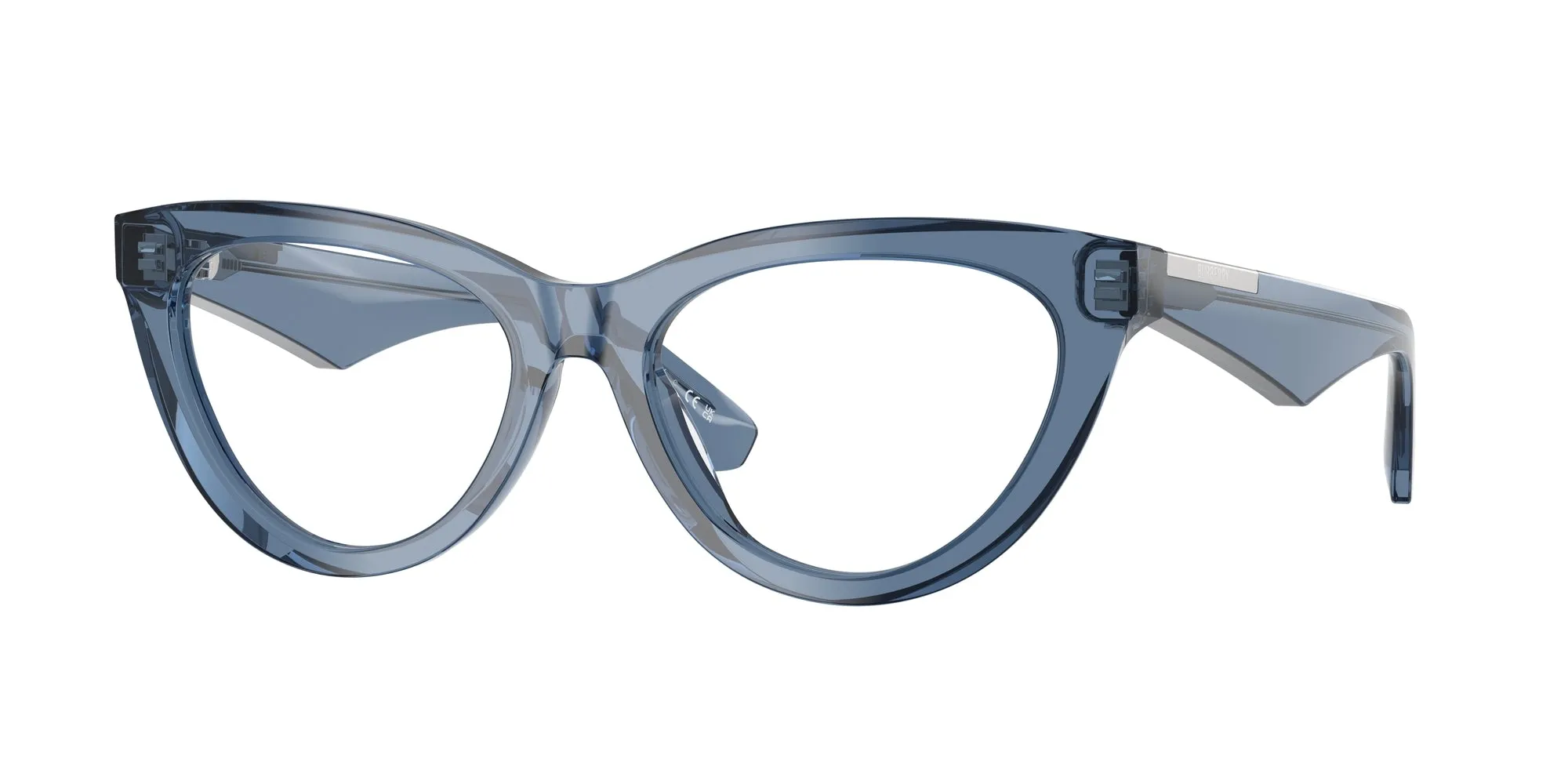 Burberry BE2418U 4117 Montature da vista Acetato Blu Cat Eye Normale - immagine 1