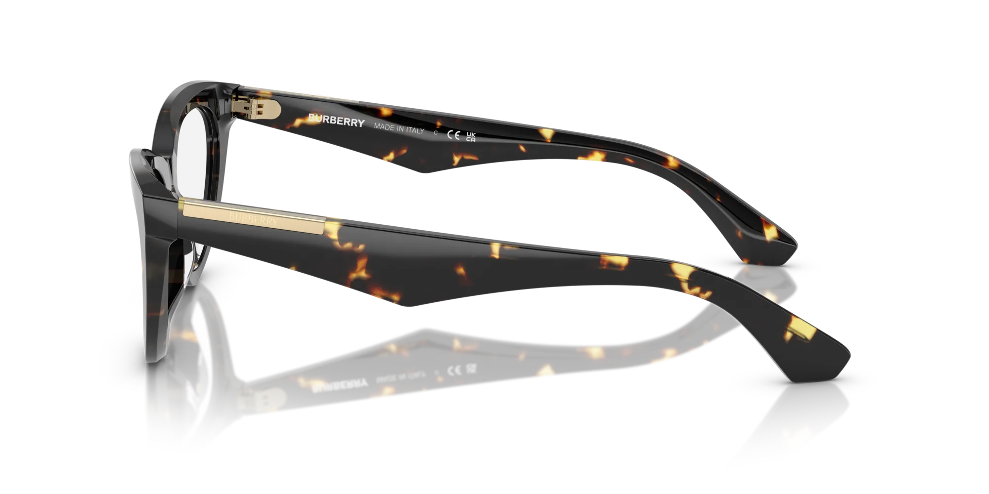 Burberry BE2418U 4106 Montature da vista Acetato Tartaruga Cat Eye Normale - immagine 4