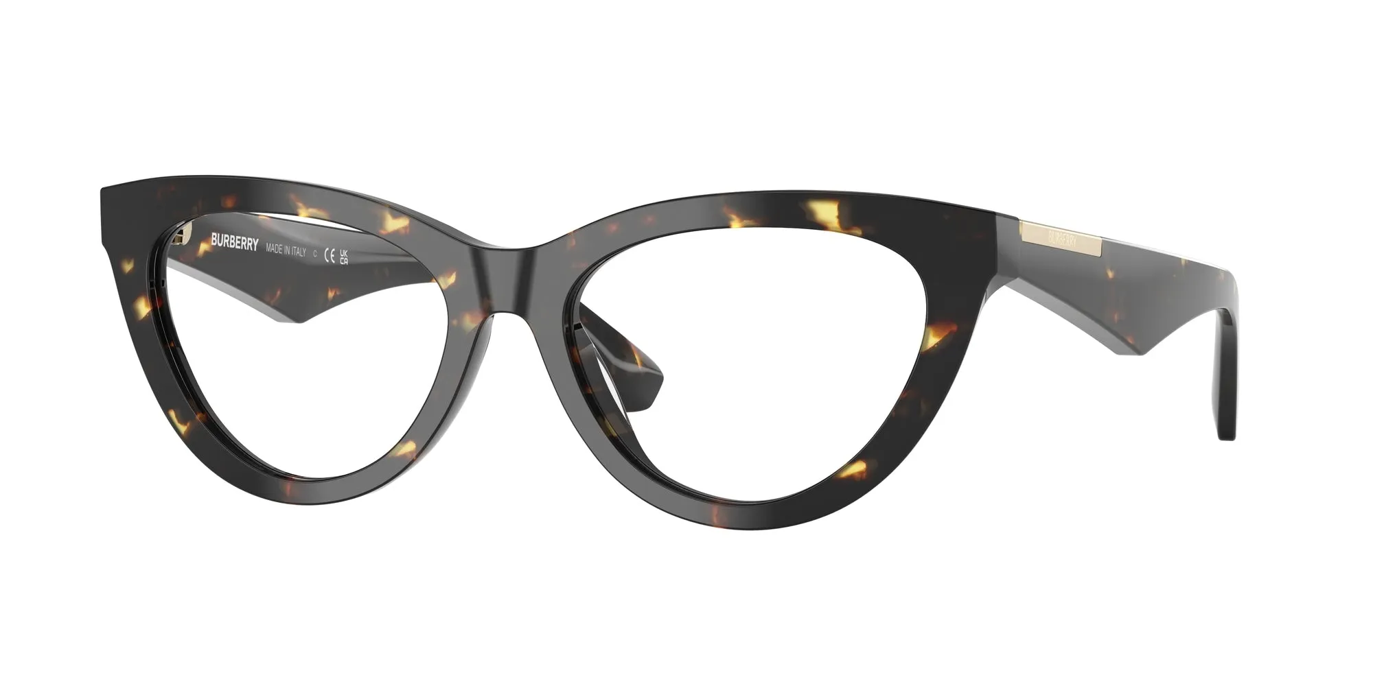 Burberry BE2418U 4106 Montature da vista Acetato Tartaruga Cat Eye Normale - immagine 1