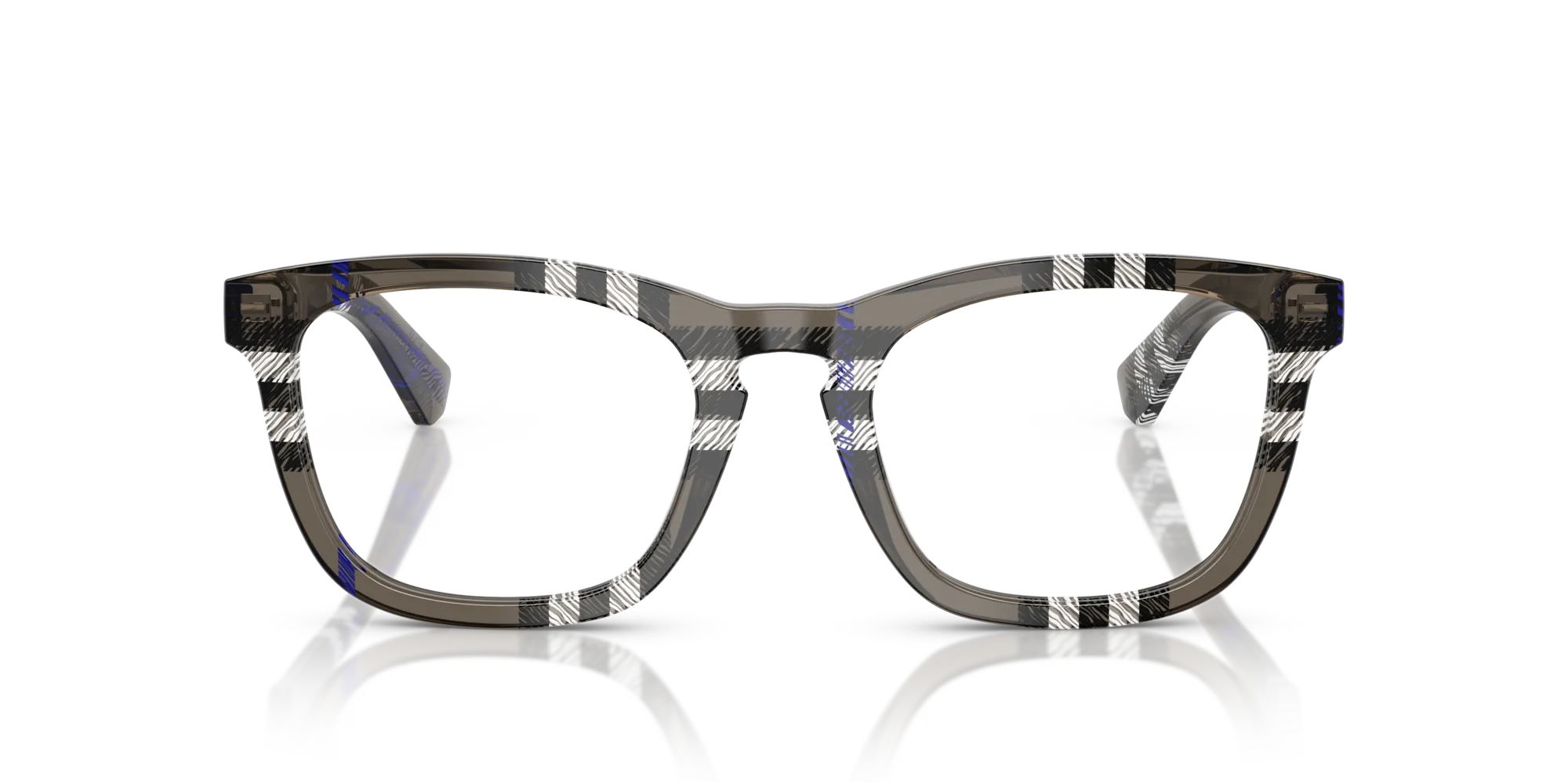 Burberry BE2417 4147 Montature da vista Acetato Grigio Squadrata Normale - immagine 3