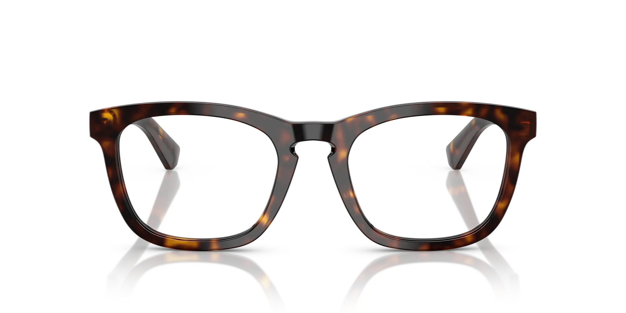 Burberry BE2417 3002 Montature da vista Acetato Marrone Trasparente Squadrata Normale - immagine 3