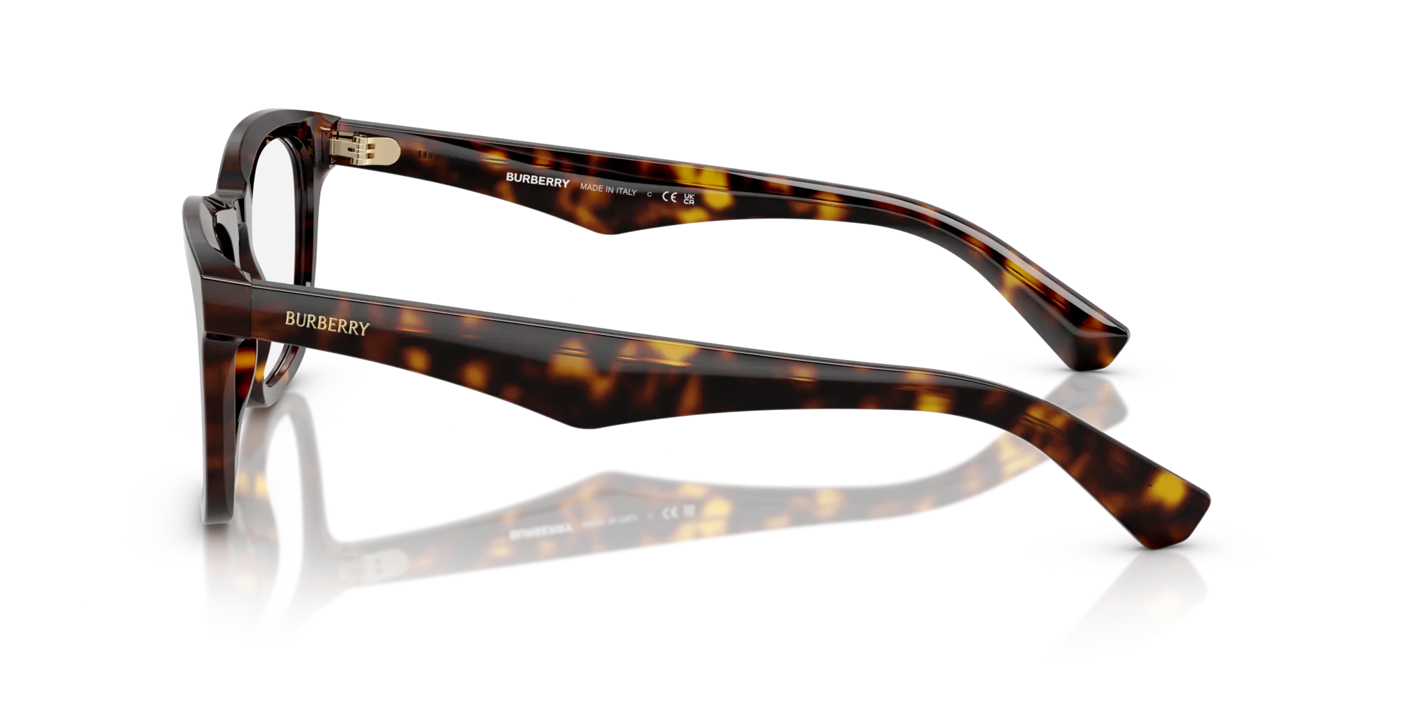 Burberry BE2417 3002 Montature da vista Acetato Marrone Squadrata Normale - immagine 4
