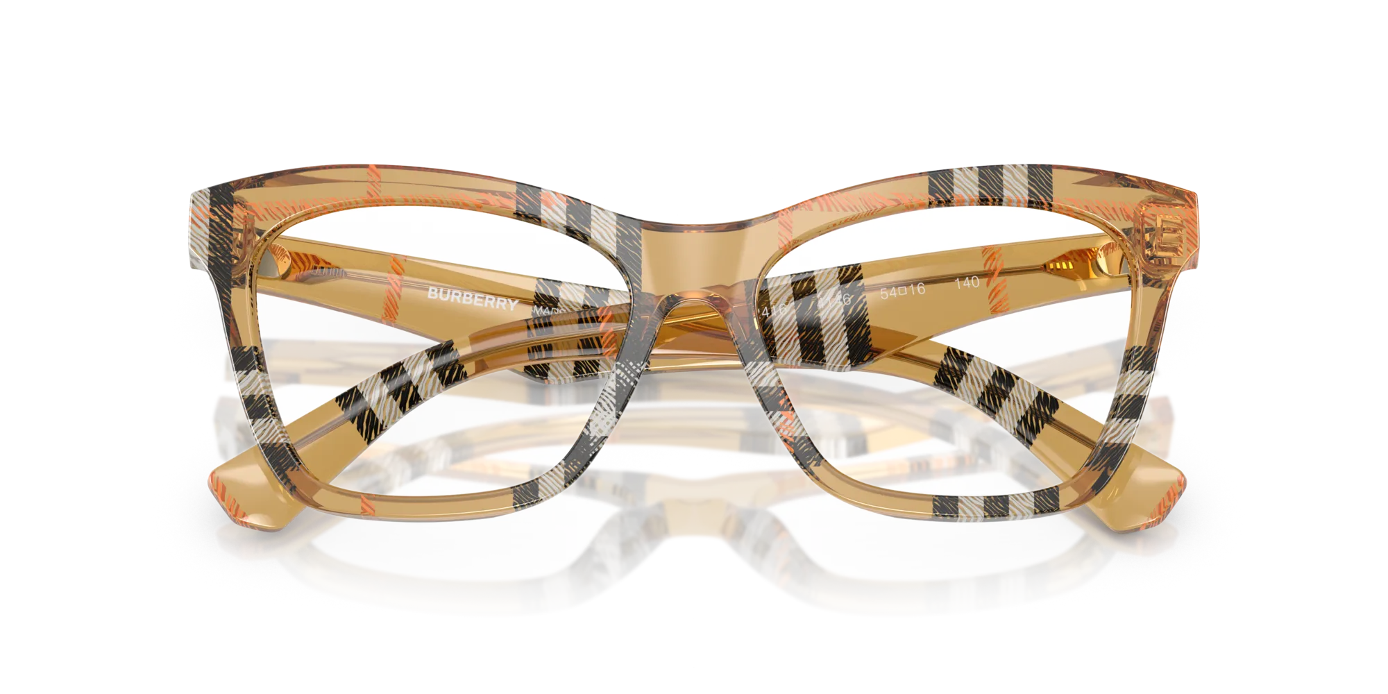 Burberry BE2416 4146 Montature da vista Acetato Marrone Cat Eye Normale - immagine 2