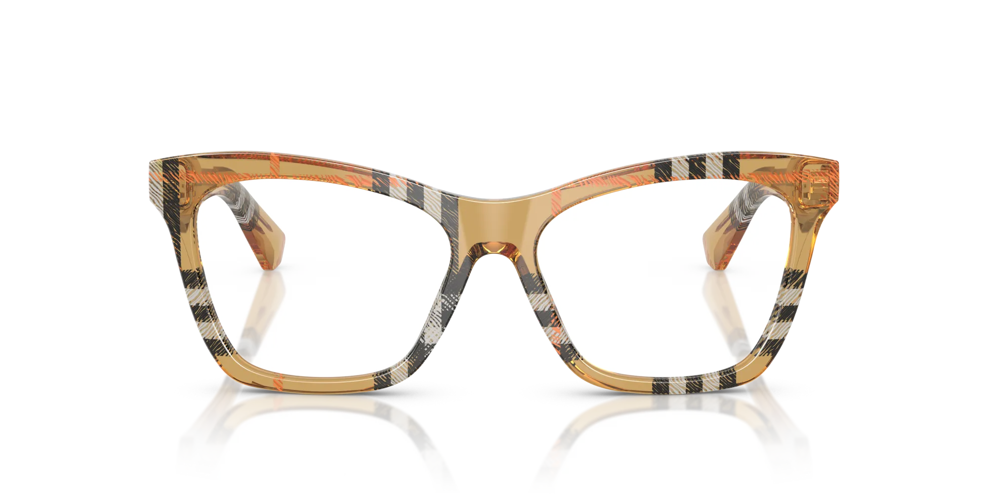 Burberry BE2416 4146 Montature da vista Acetato Marrone Cat Eye Normale - immagine 3