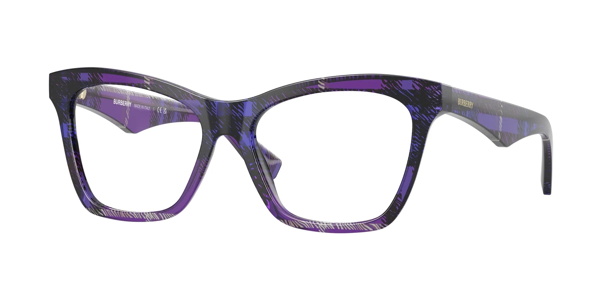 Burberry BE2416 4113 Montature da vista Acetato Viola Cat Eye Normale - immagine 1