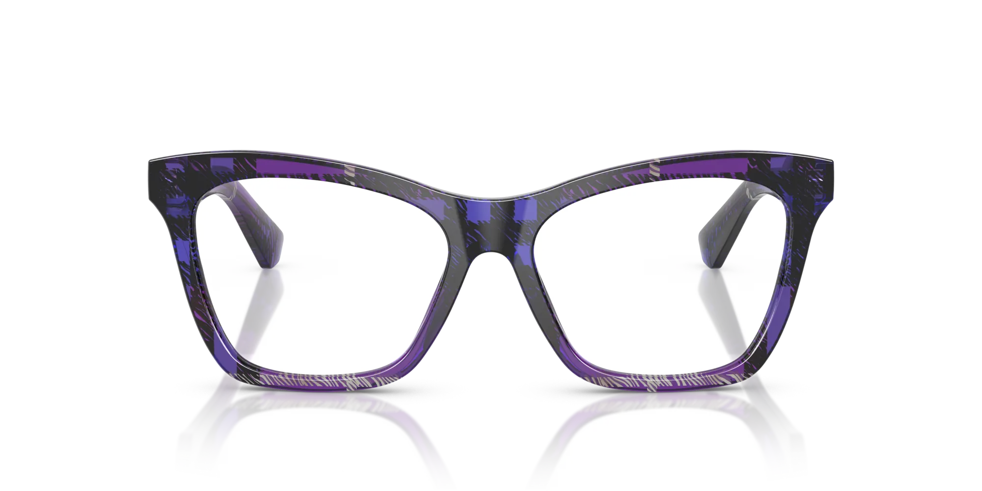 Burberry BE2416 4113 Montature da vista Acetato Viola Cat Eye Normale - immagine 3