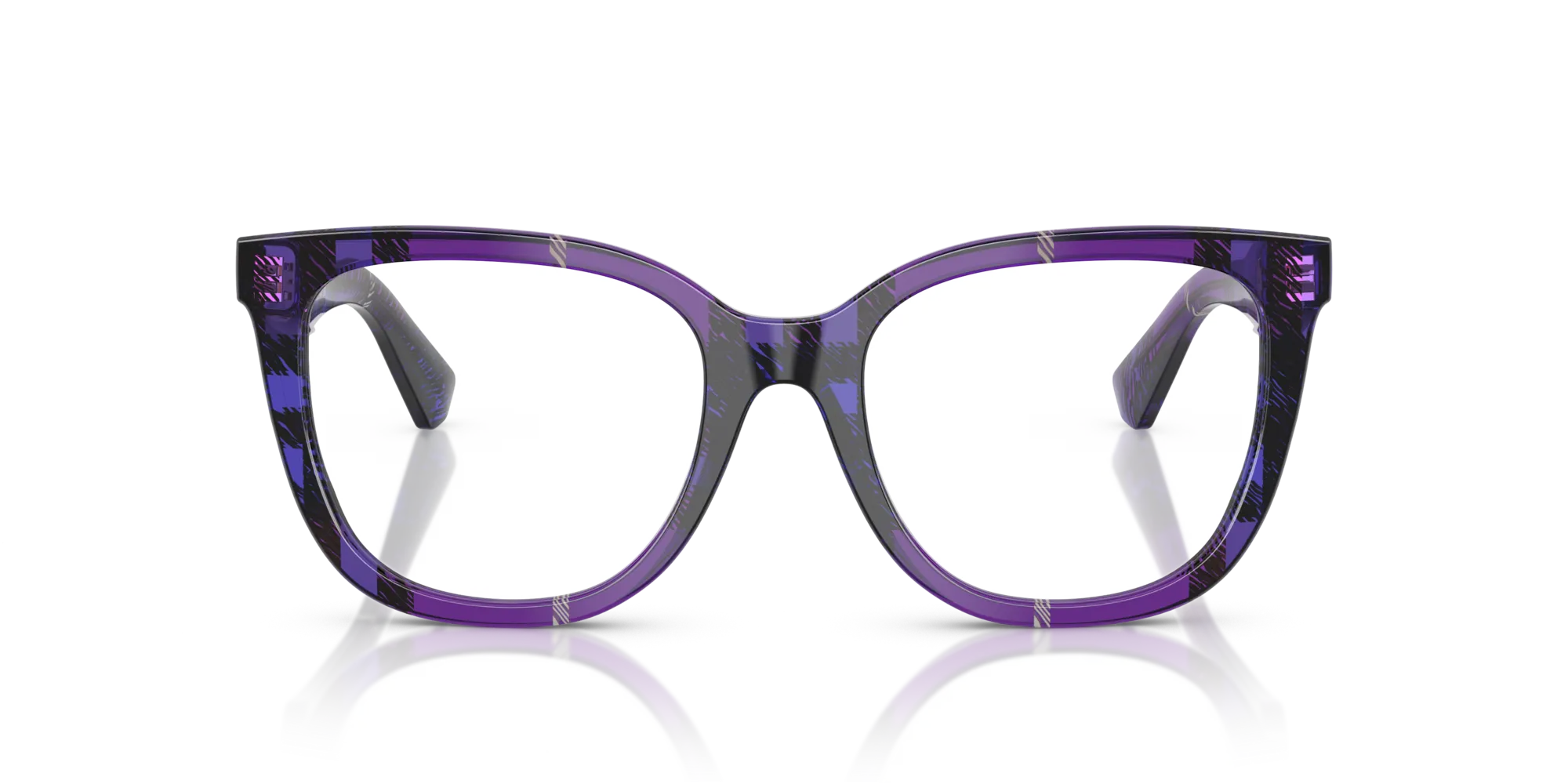Burberry BE2415 4113 Montature da vista Acetato Viola Squadrata Normale - immagine 3