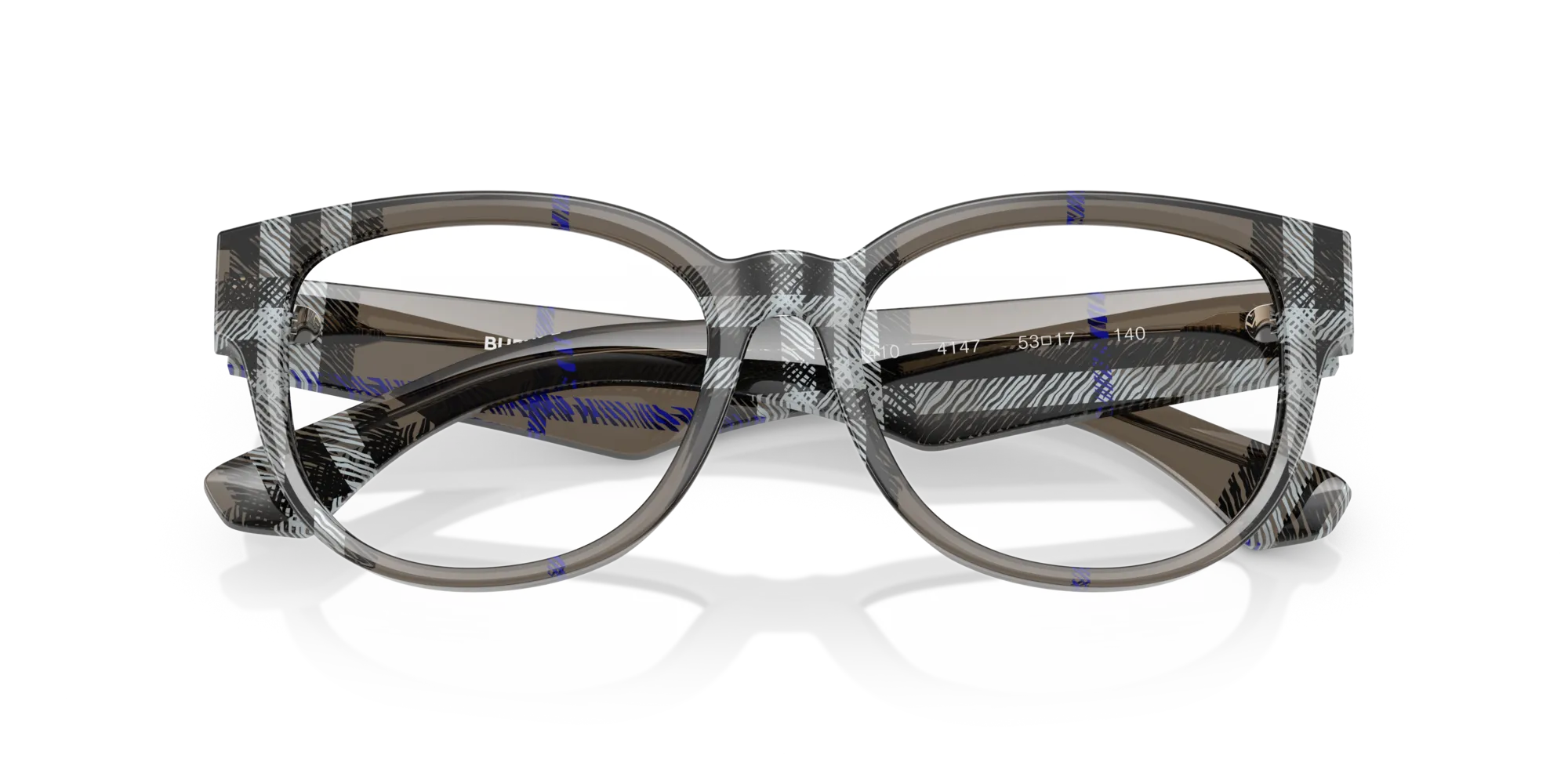 Burberry BE2410 4147 Montature da vista Acetato Grigio Pantos Normale - immagine 2
