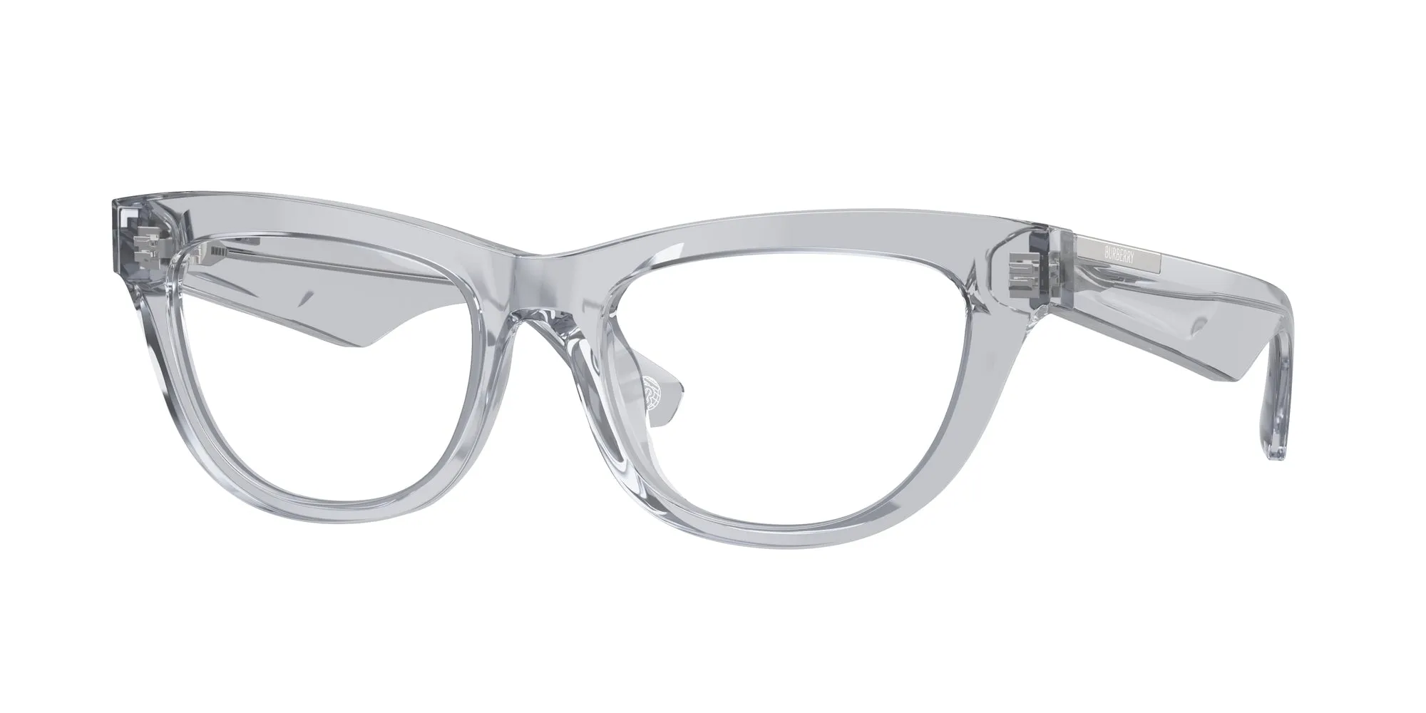 Burberry BE2406U 3825 Montature da vista Acetato Grigio Trasparente Squadrata Normale - immagine 1