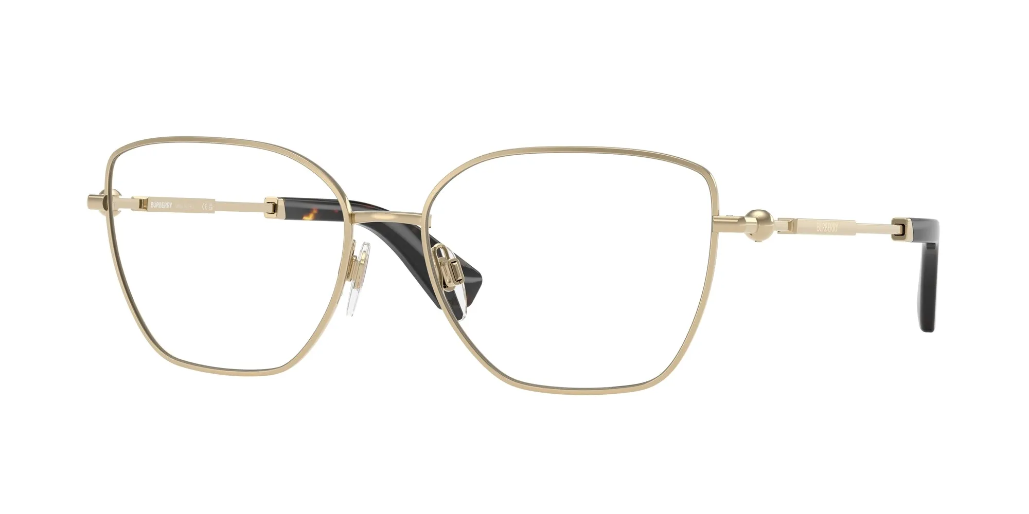 Burberry BE1390 1109 Montature da vista Acciaio Oro Cat Eye Normale - immagine 1