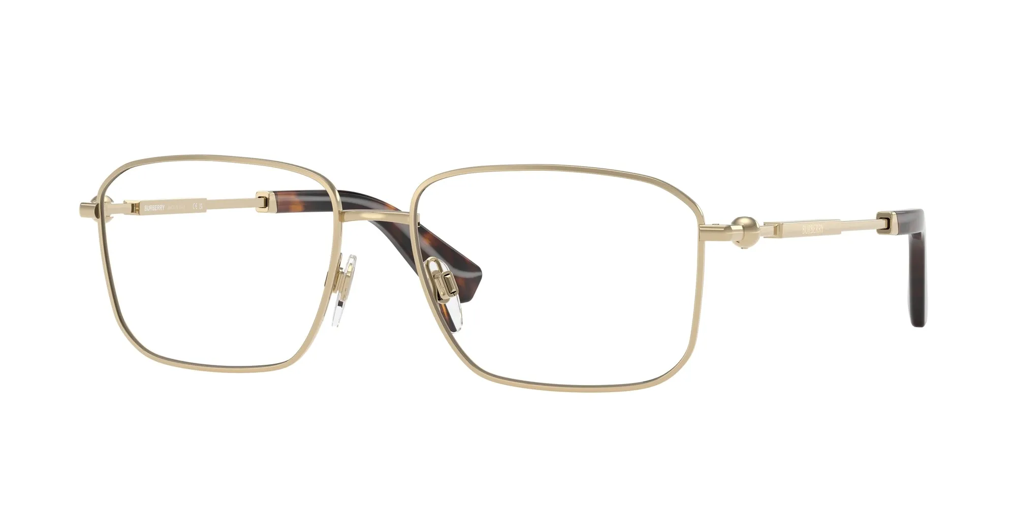 Burberry BE1389 1109 Montature da vista Acciaio Oro Squadrata Normale - immagine 1