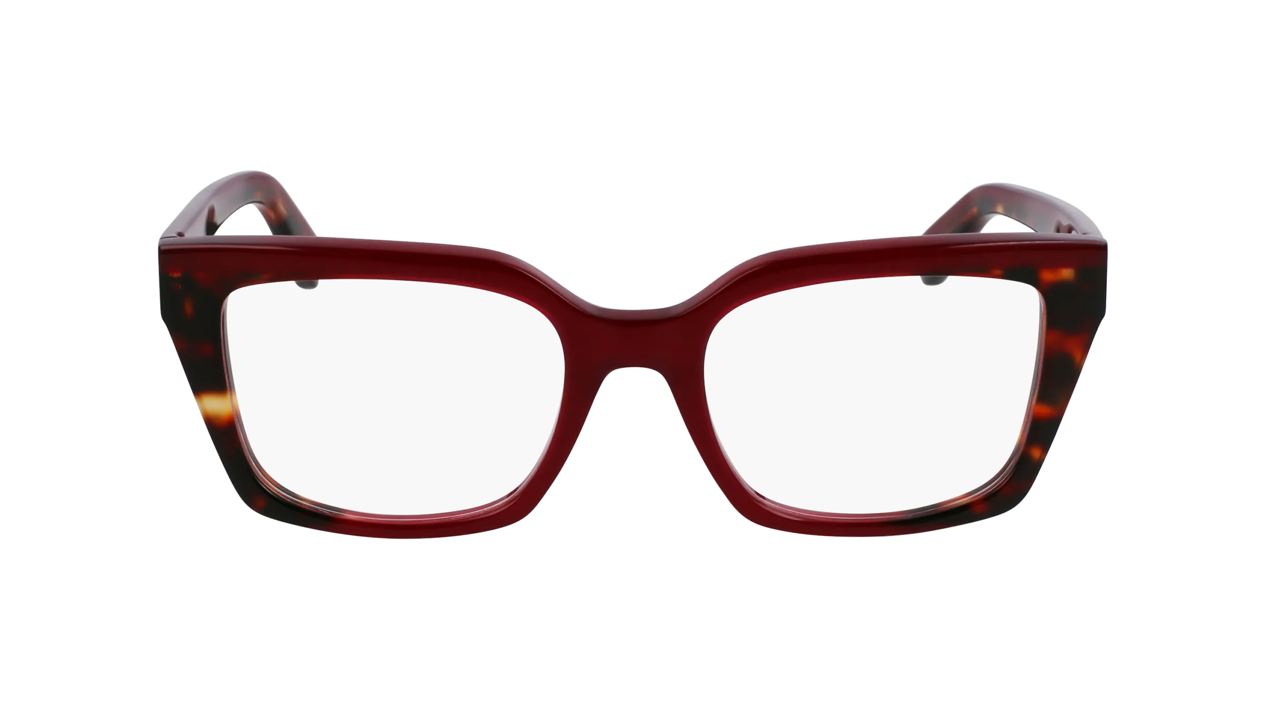 Ferragamo SF3010 654 Montature da vista Acetato Bordeaux Squadrata Normale - immagine 2