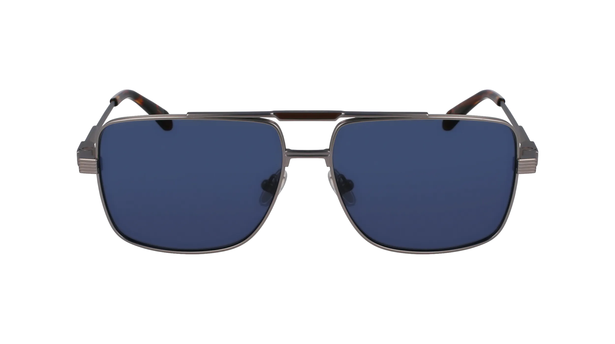 Ferragamo SF318S 021 Occhiali da sole Titanio Rutenio Squadrata Normale - immagine 2