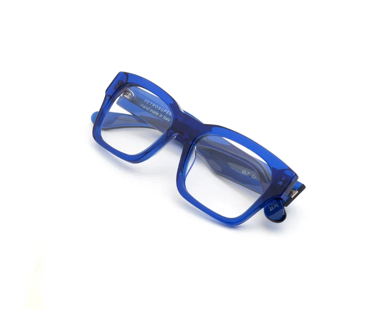 Retrosuperfuture GL7 NUMERO 119 BLUE Montature da vista Acetato Blu Squadrata - immagine 3