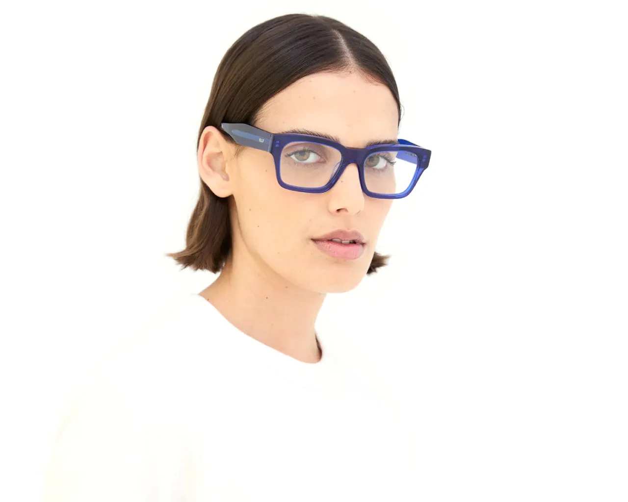 Retrosuperfuture GL7 NUMERO 119 BLUE Montature da vista Acetato Blu Squadrata - immagine 4