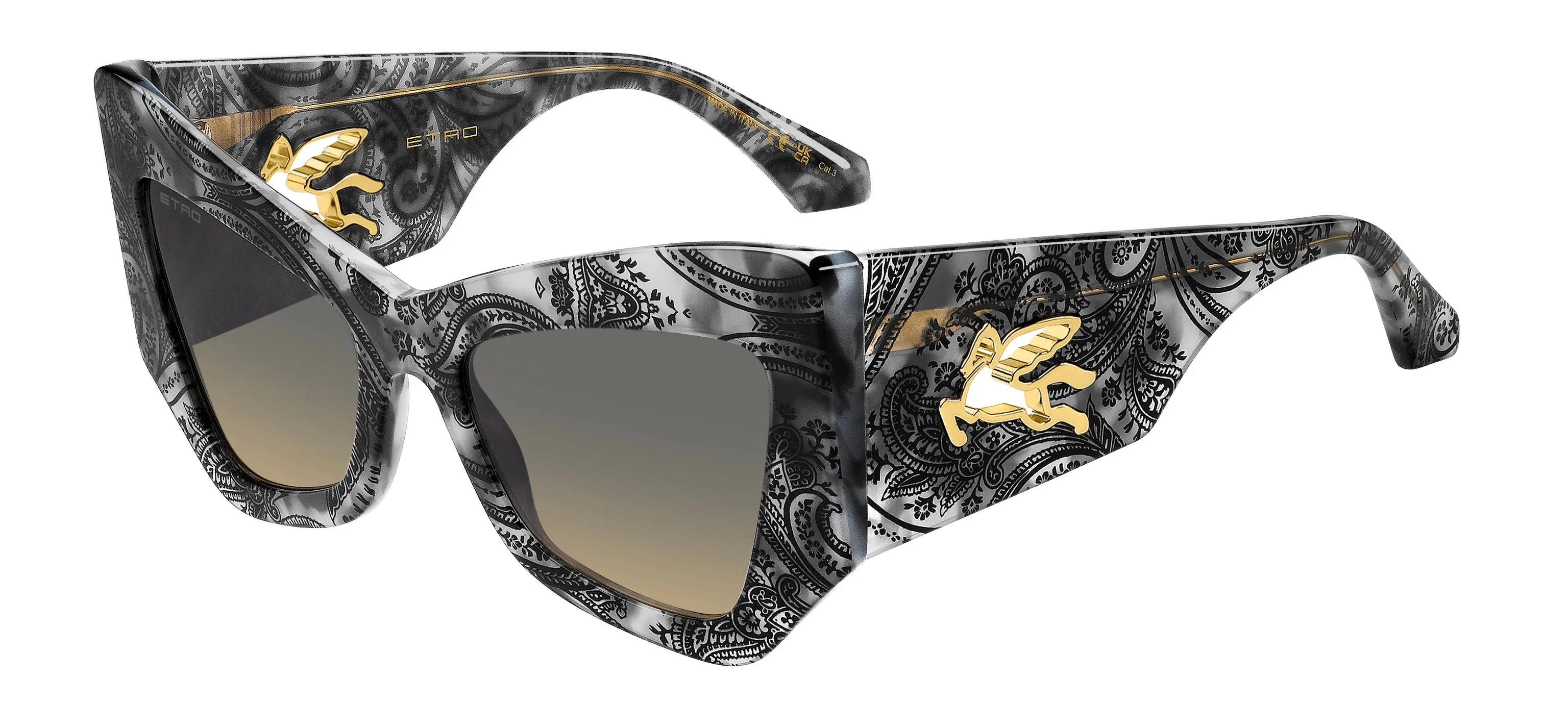 ETRO ETRO ETROMANIA AB8/GA Occhiali da sole Marrone Sfumato - immagine 2