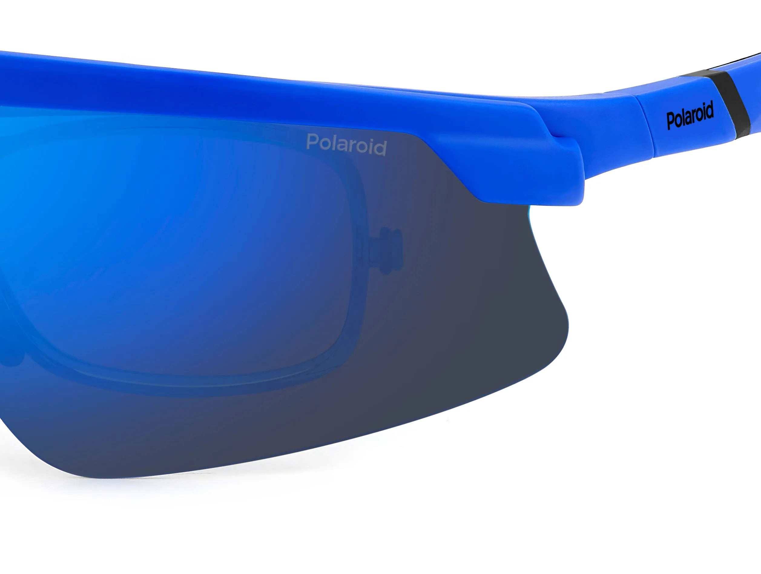 Polaroid PLD 7056/CI/S RCT/5X Occhiali da sole Policarbonato Blu Blu Squadrata Polarizzata Specchiato - immagine 4