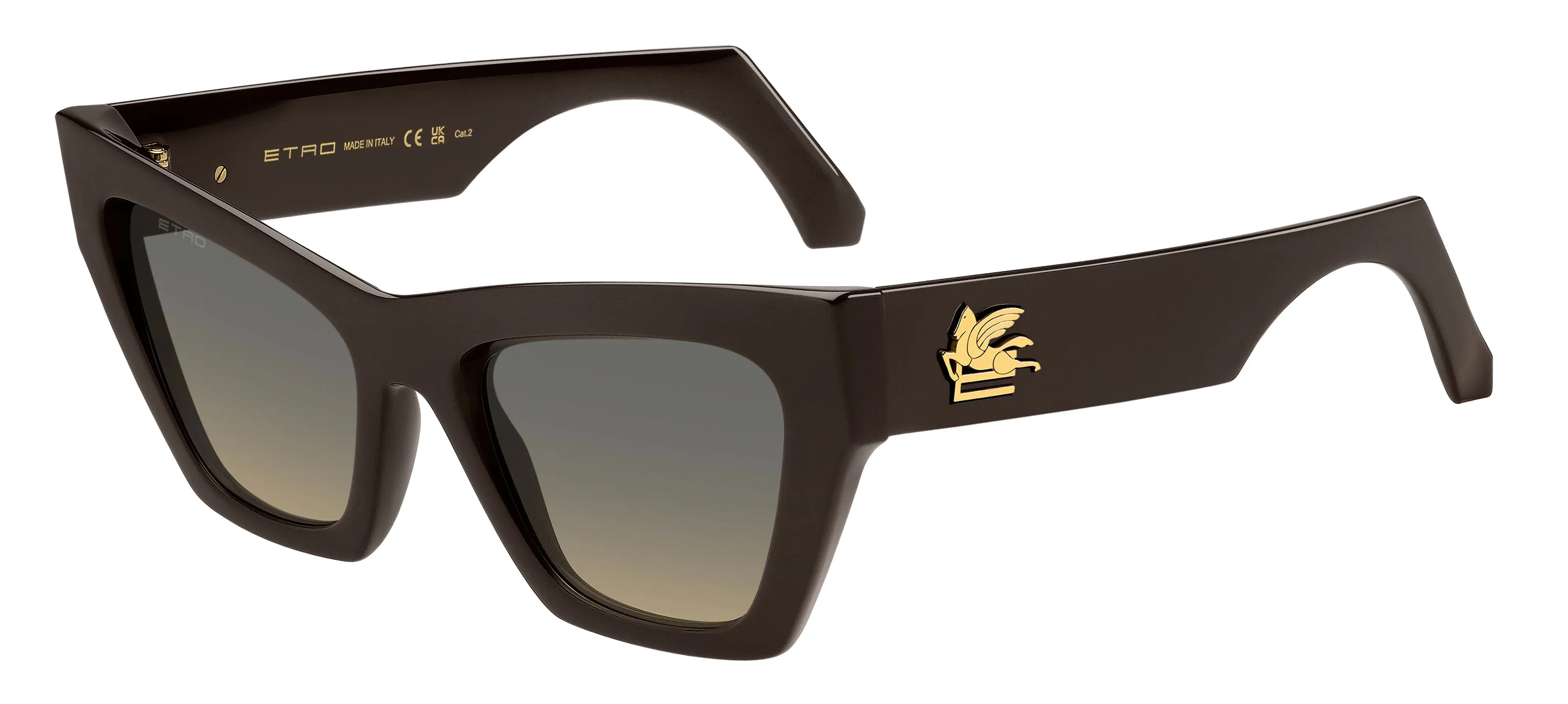 ETRO ETRO ETRO 0050/S 09Q/GA Occhiali da sole Marrone Sfumato - immagine 2