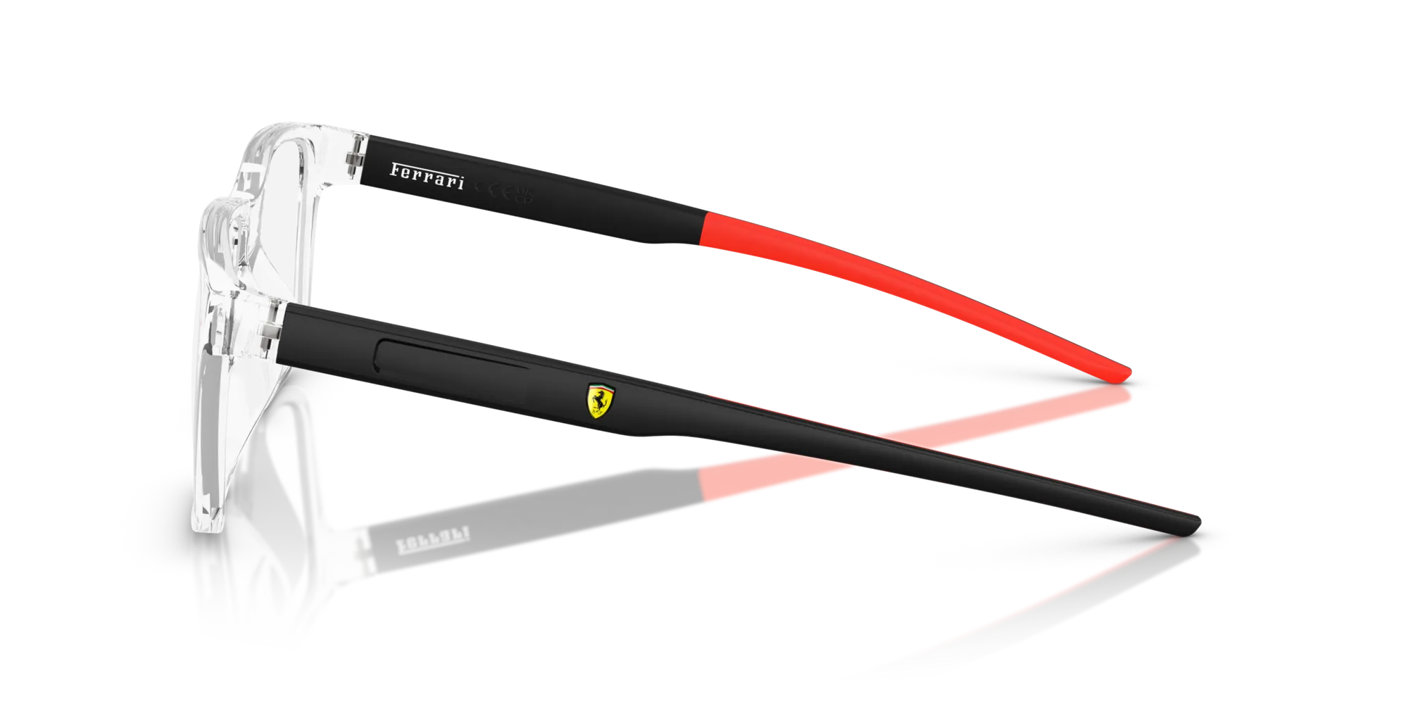 Ferrari Scuderia FZ8013D 513 Montature da vista Iniettato Trasparente Squadrata Normale - immagine 4