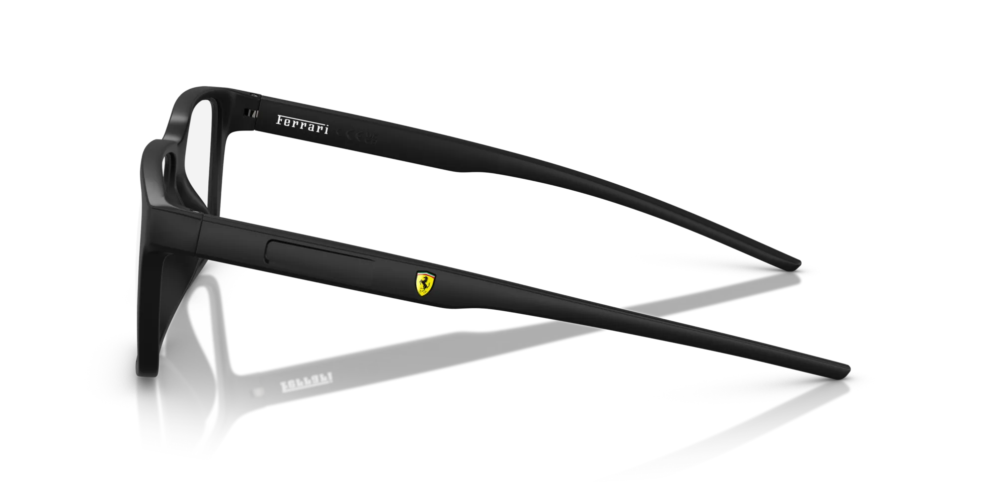 Ferrari Scuderia FZ8013D 504 Montature da vista Iniettato Nero Squadrata Normale - immagine 4