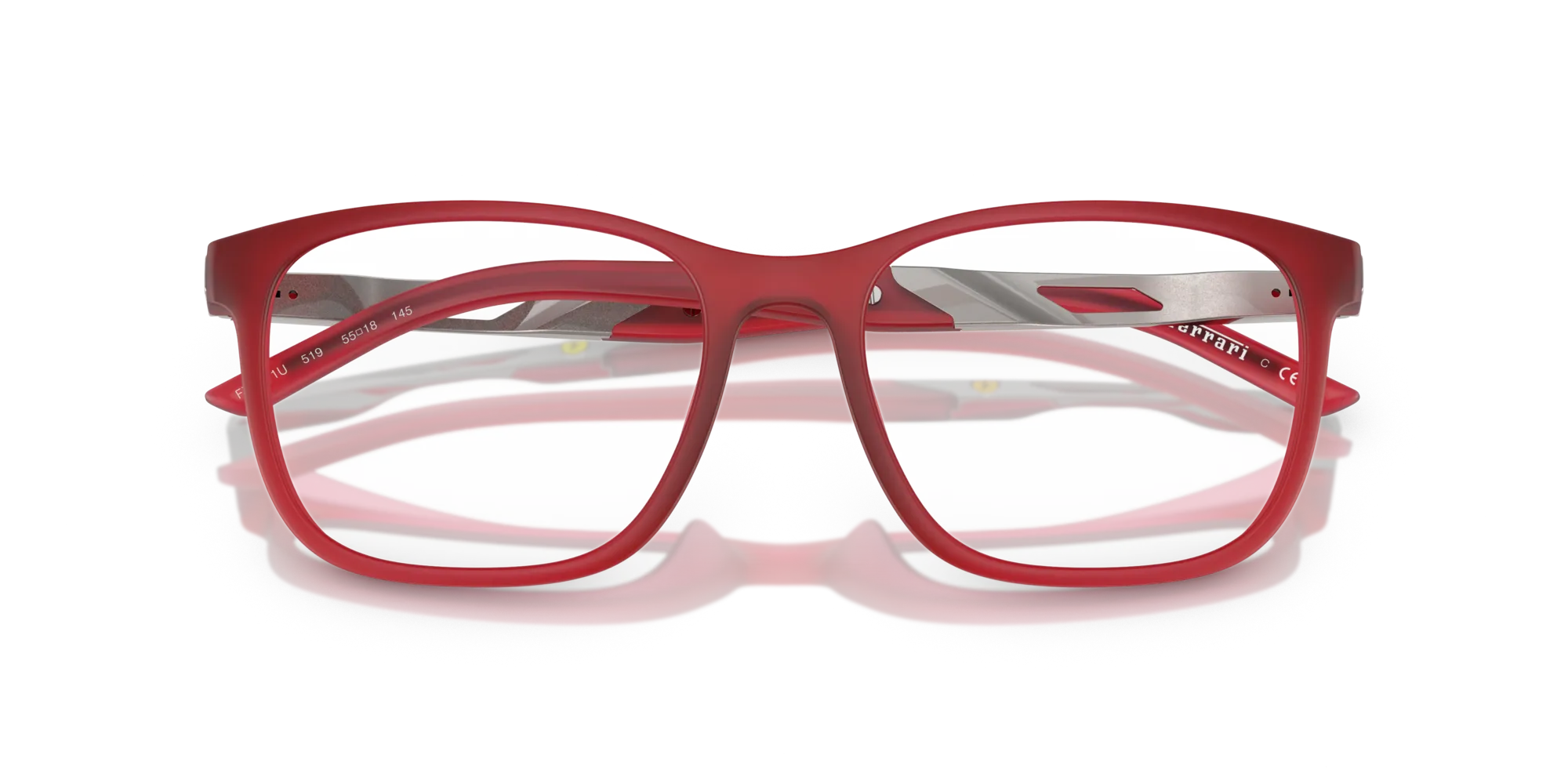 Ferrari Scuderia FZ8011U 519 Montature da vista Iniettato Rosso Pillow Normale - immagine 2