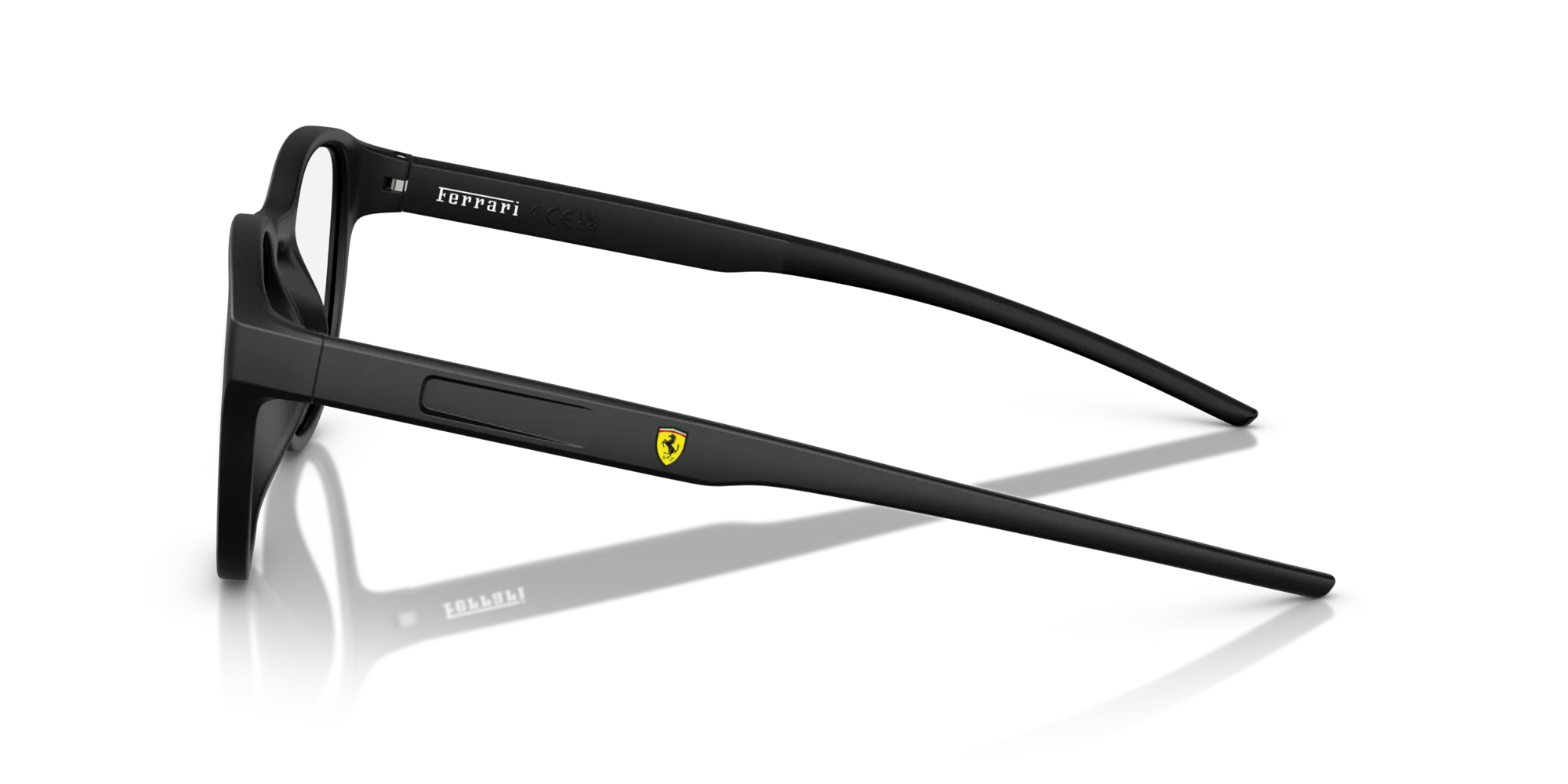 Ferrari Scuderia FZ8009U 504 Montature da vista Iniettato Nero Pantos Normale - immagine 4