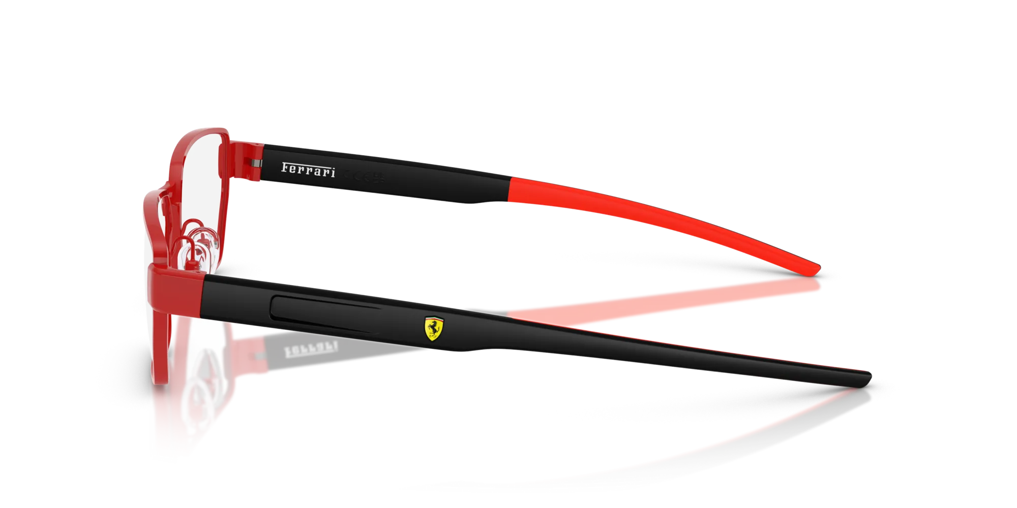 Ferrari Scuderia FZ7008 125 Montature da vista Metallo Rosso Geometrica Normale - immagine 4