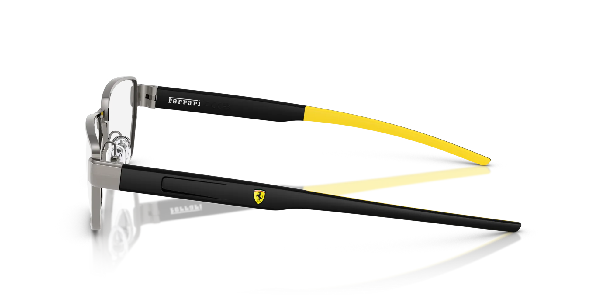 Ferrari Scuderia FZ7008 105 Montature da vista Metallo Grigio Geometrica Normale - immagine 4