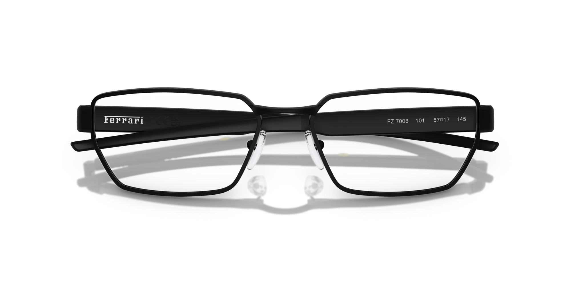 Ferrari Scuderia FZ7008 101 Montature da vista Metallo Nero Geometrica Normale - immagine 2