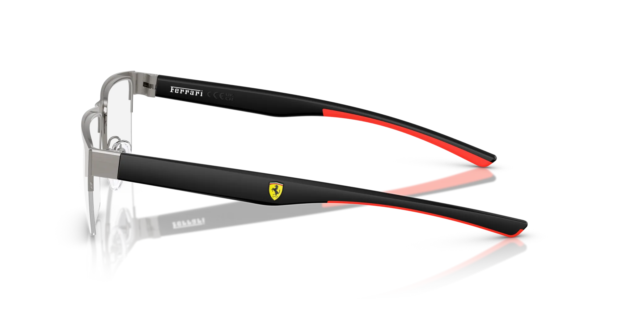 Ferrari Scuderia FZ7007 105 Montature da vista Metallo Grigio Squadrata Normale - immagine 4
