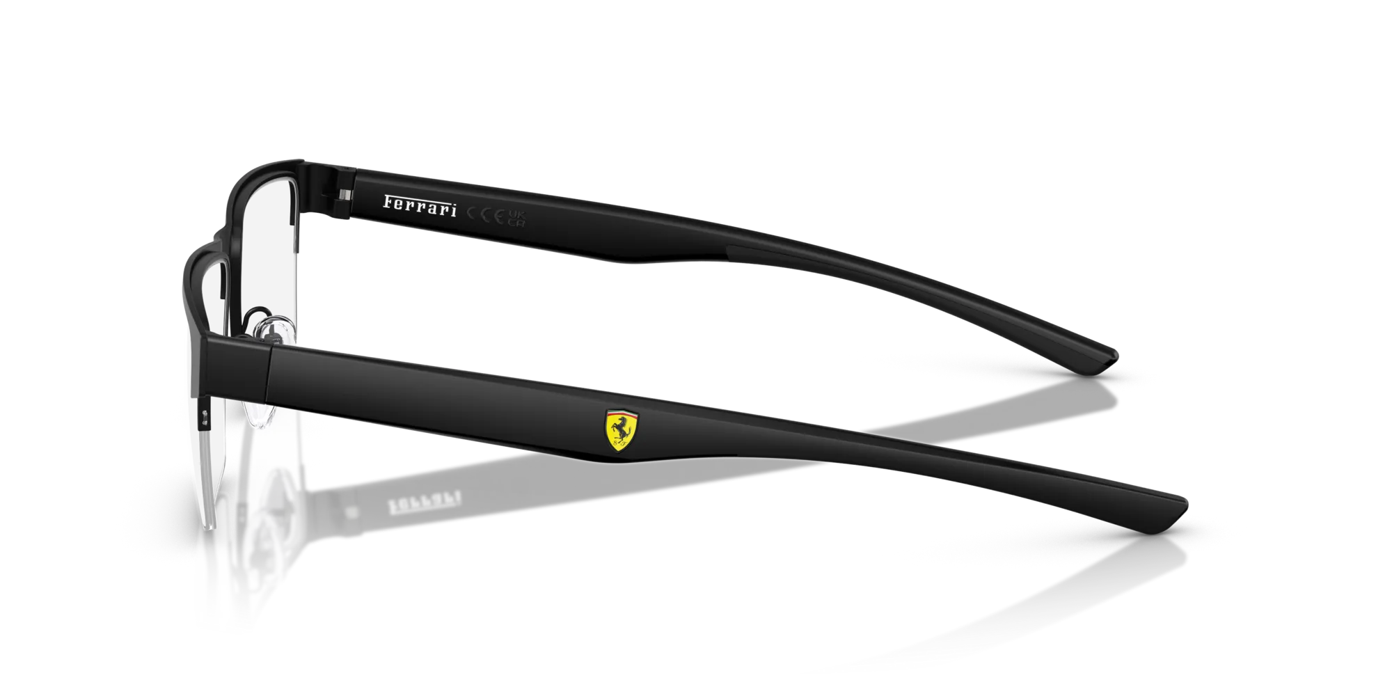 Ferrari Scuderia FZ7007 101 Montature da vista Metallo Nero Squadrata Normale - immagine 4