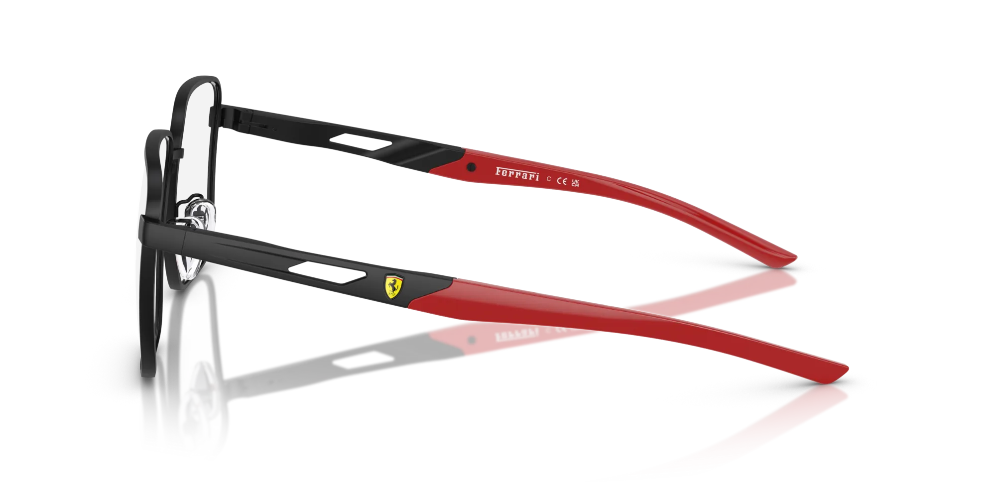 Ferrari Scuderia FZ7006D 101 Montature da vista Metallo Nero Squadrata Normale - immagine 4