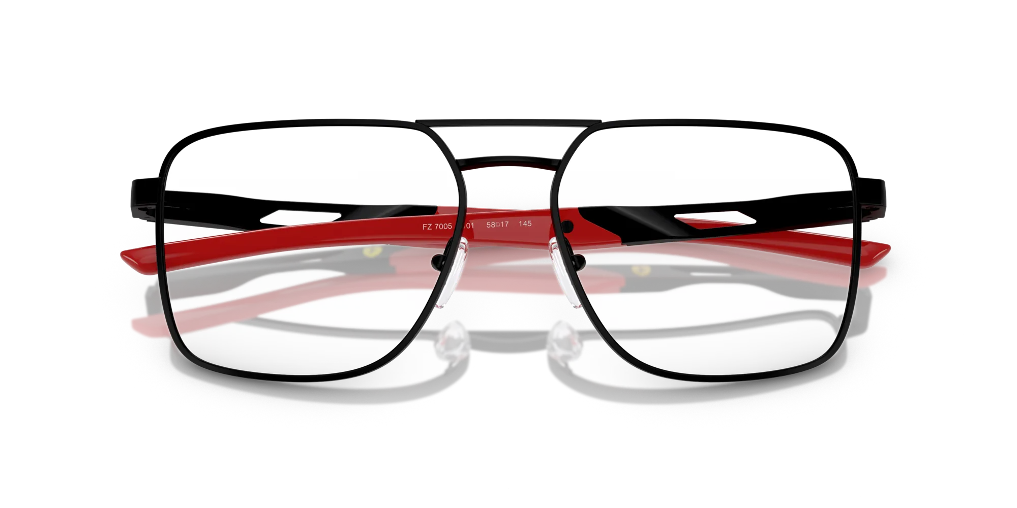 Ferrari Scuderia FZ7005 101 Montature da vista Metallo Nero Squadrata Normale - immagine 2