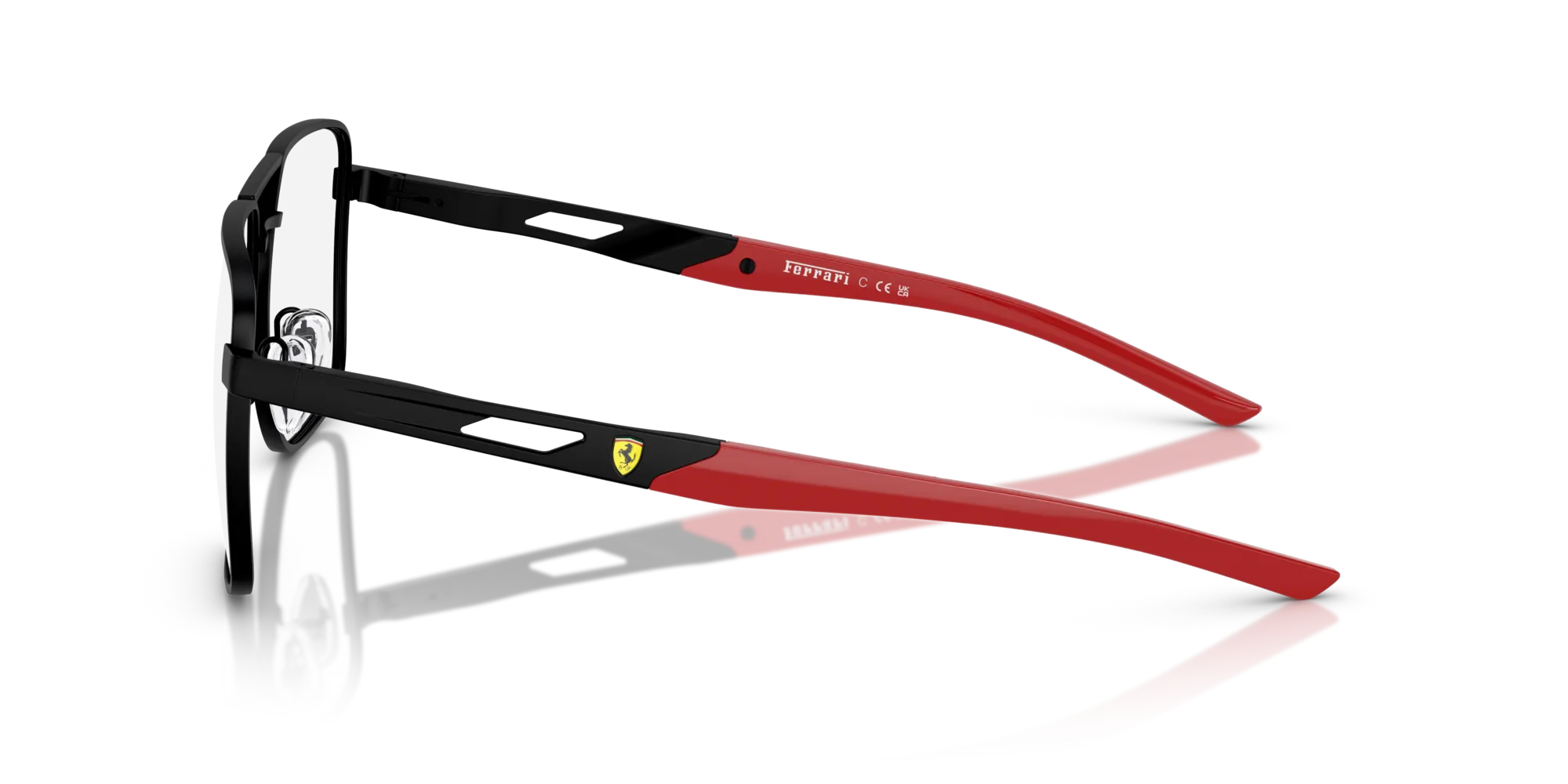 Ferrari Scuderia FZ7005 101 Montature da vista Metallo Nero Squadrata Normale - immagine 4