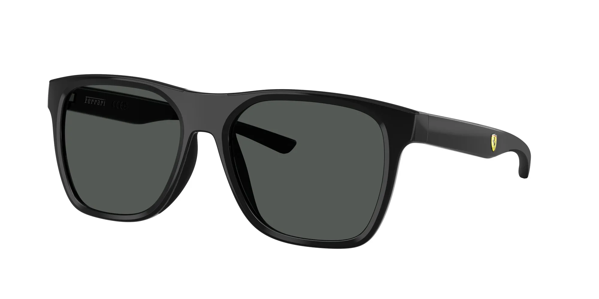 Ferrari Scuderia FZ6013D 501/87 Occhiali da sole Iniettato Nero Grigio Squadrata Normale - immagine 1