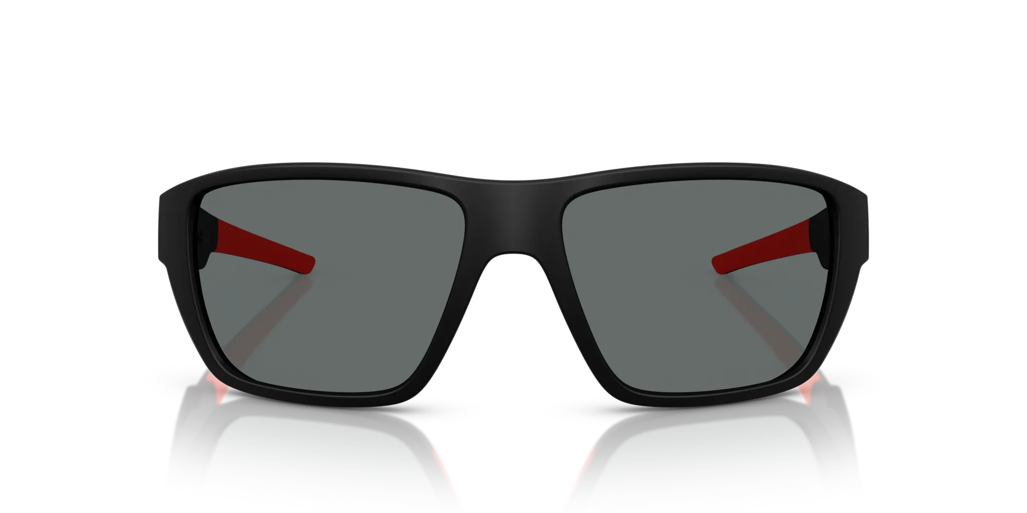 Ferrari Scuderia FZ6012U 504/81 Occhiali da sole Iniettato Nero Grigio Squadrata Polarizzata - immagine 3