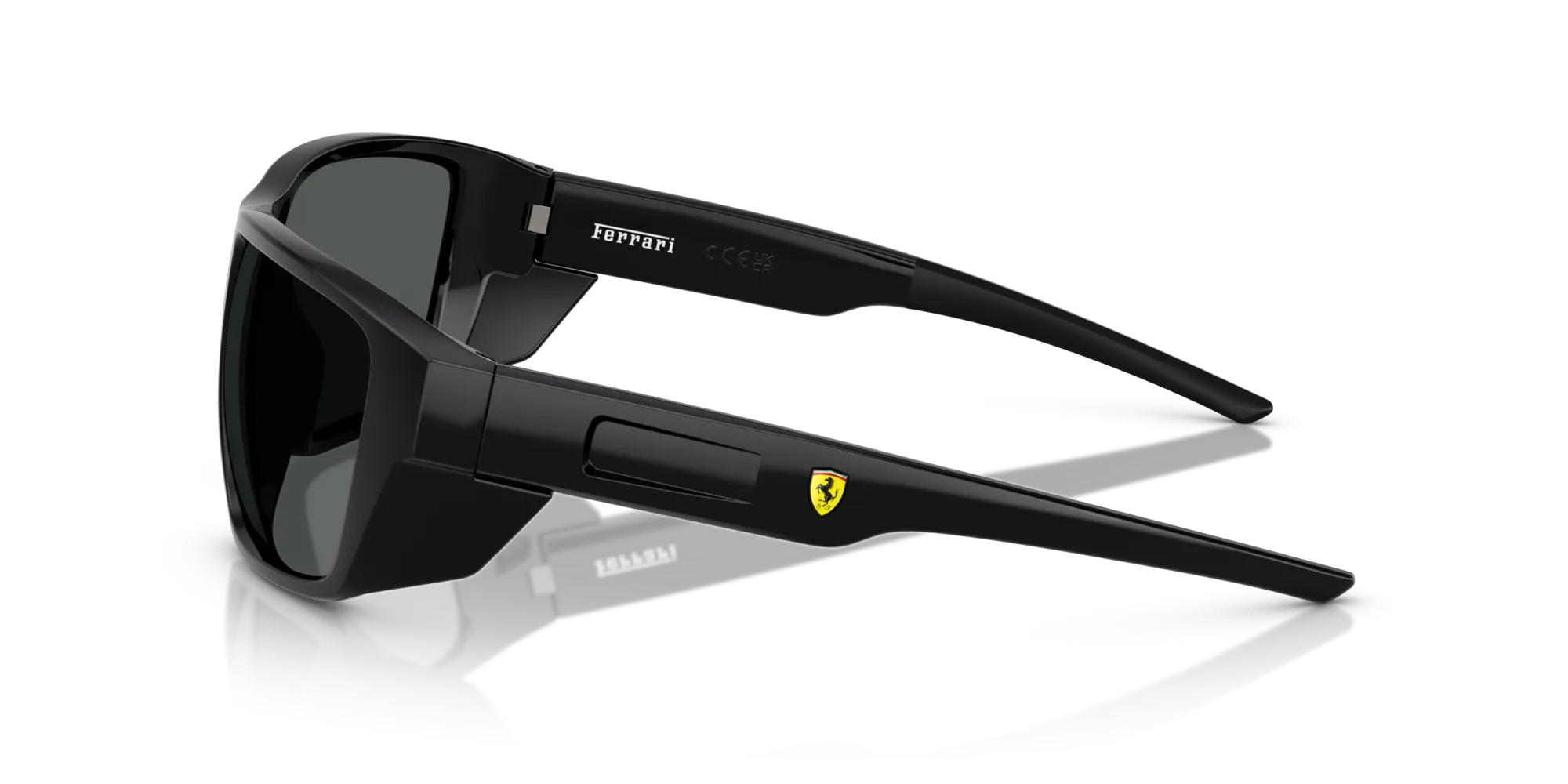 Ferrari Scuderia FZ6012U 501/87 Occhiali da sole Iniettato Nero Grigio Squadrata Normale - immagine 4
