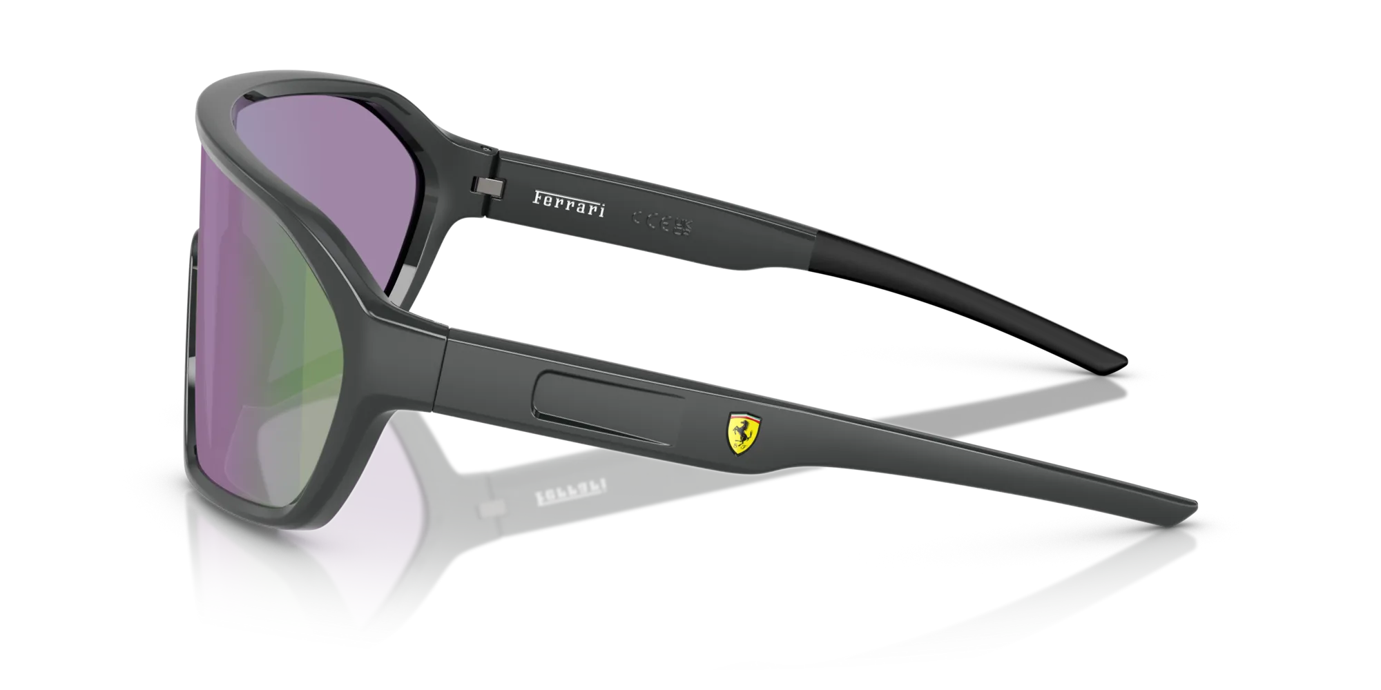 Ferrari Scuderia FZ6011U 522/M2 Occhiali da sole Iniettato Grigio Verde Pillow Normale - immagine 4