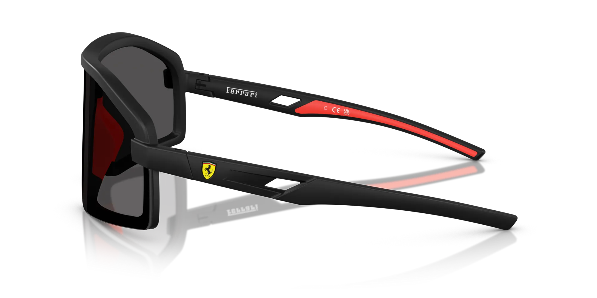 Ferrari Scuderia FZ6010U 504/87 Occhiali da sole Iniettato Nero Grigio Geometrica Normale - immagine 4