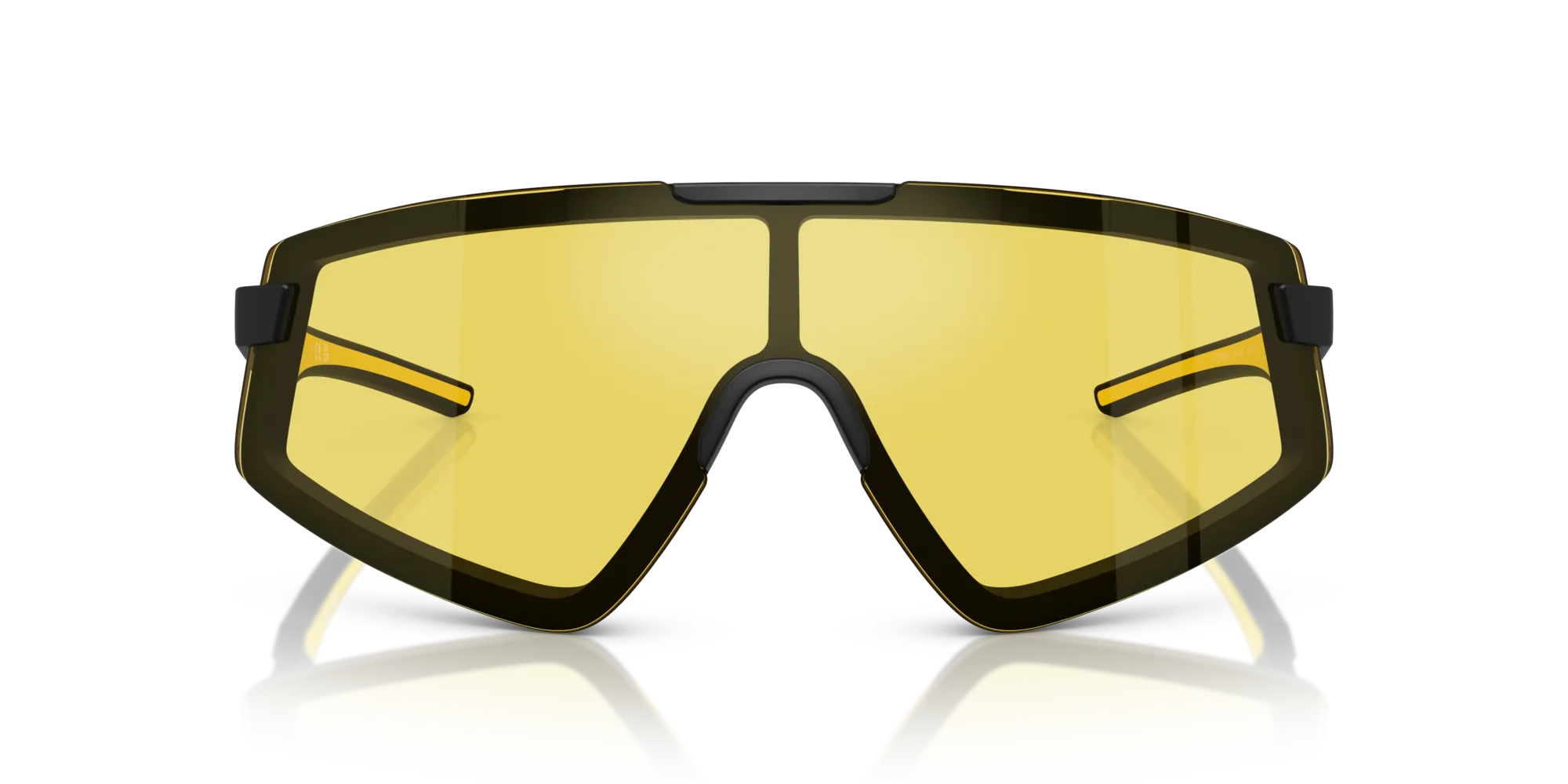 Ferrari Scuderia FZ6009U 504/V9 Occhiali da sole Iniettato Nero Giallo Geometrica Normale - immagine 3