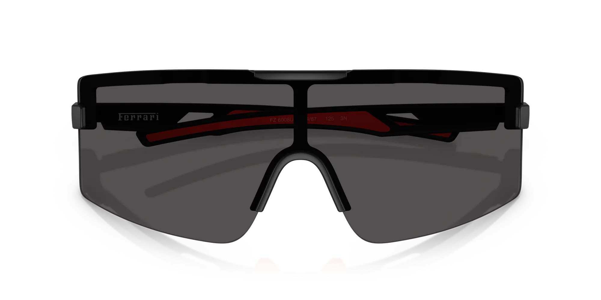 Ferrari Scuderia FZ6008U 504/87 Occhiali da sole Iniettato Nero Grigio Squadrata Normale - immagine 2