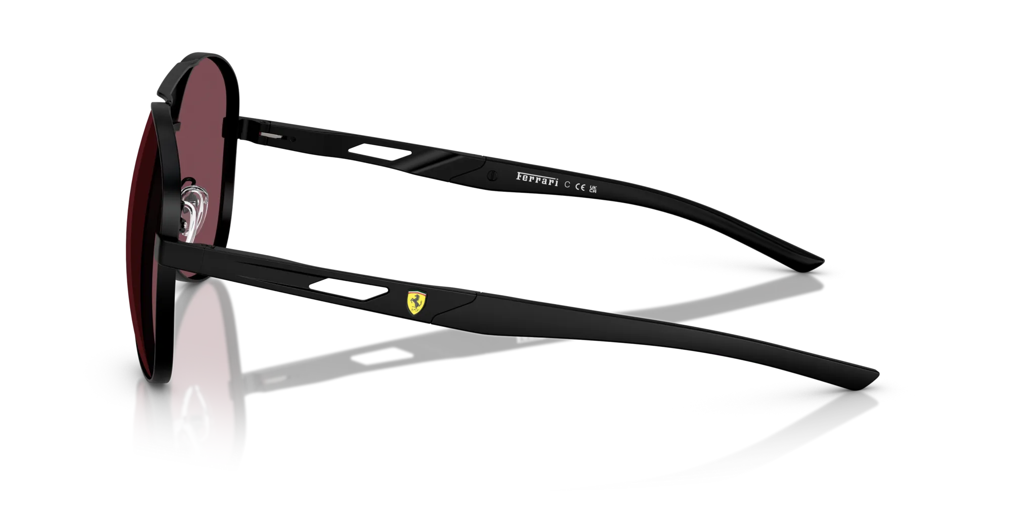 Ferrari Scuderia FZ5002D 101/1E Occhiali da sole Metallo Nero Bordeaux Pilot Normale - immagine 4