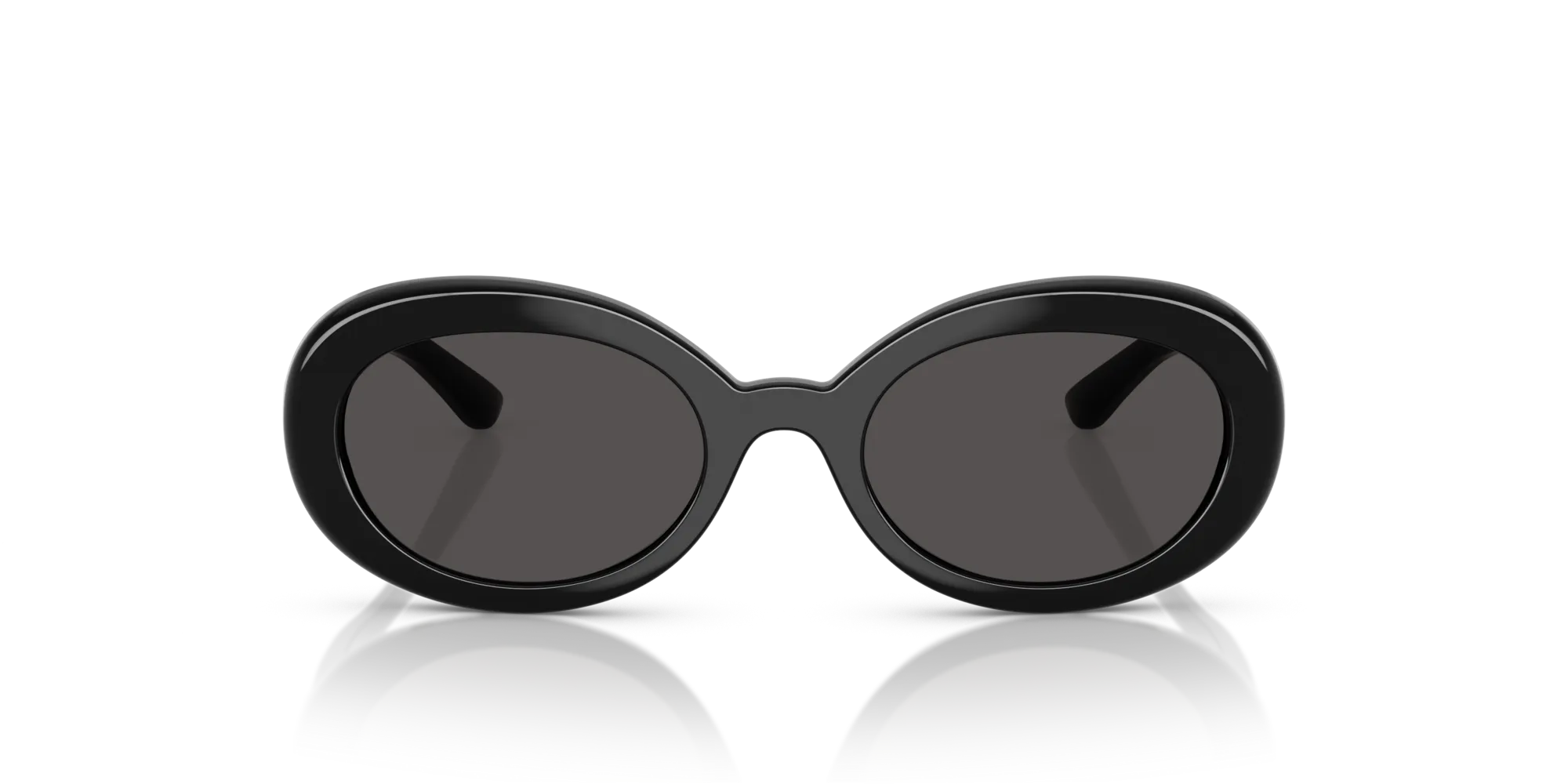 Dolce & Gabbana DX6007U 501/87 Occhiali da sole Iniettato Nero Grigio Rotonda Normale - immagine 3