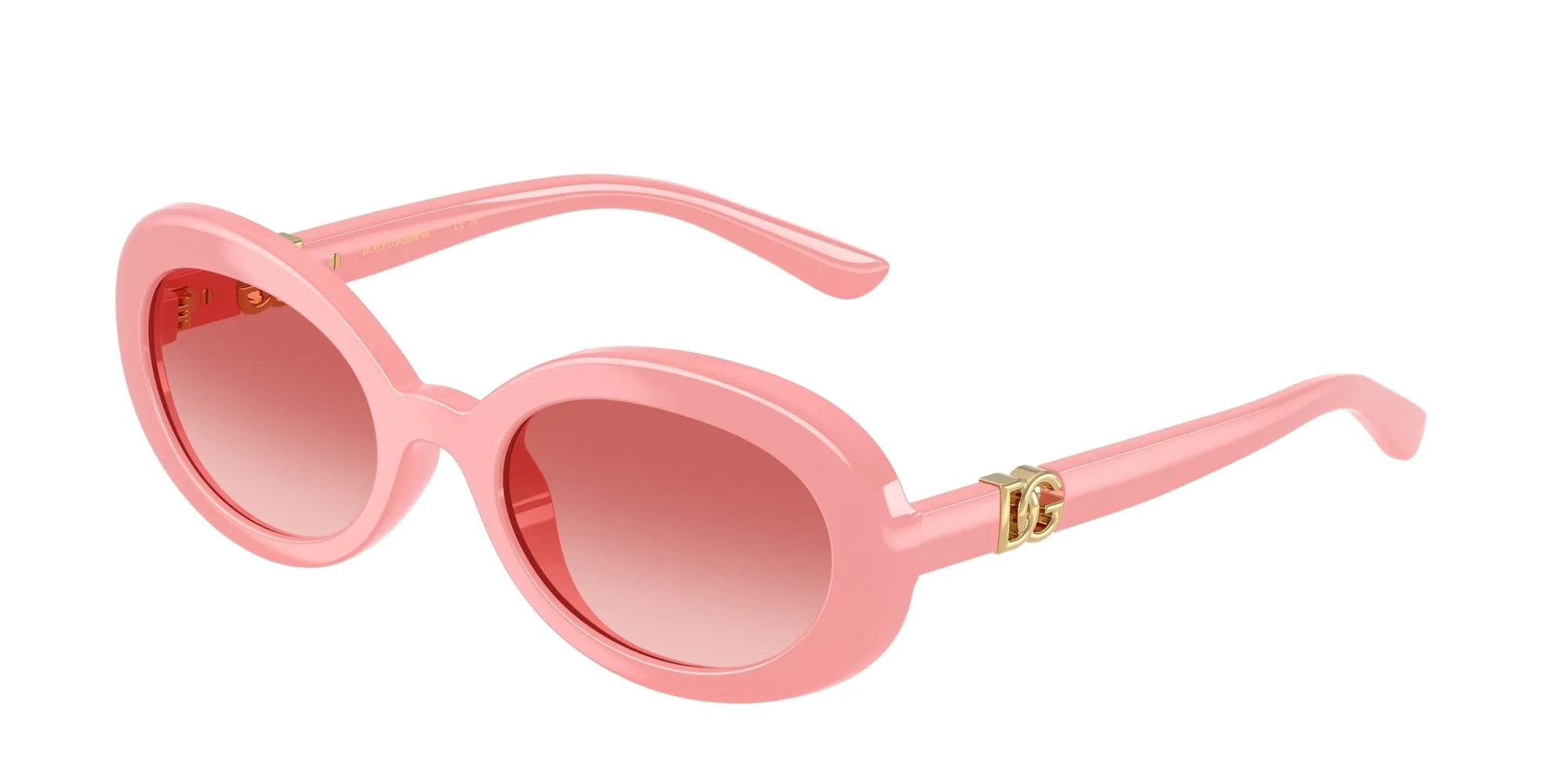Dolce & Gabbana DX6007U 30982B Occhiali da sole Iniettato Rosa Rosa Rotonda Normale Sfumato - immagine 1